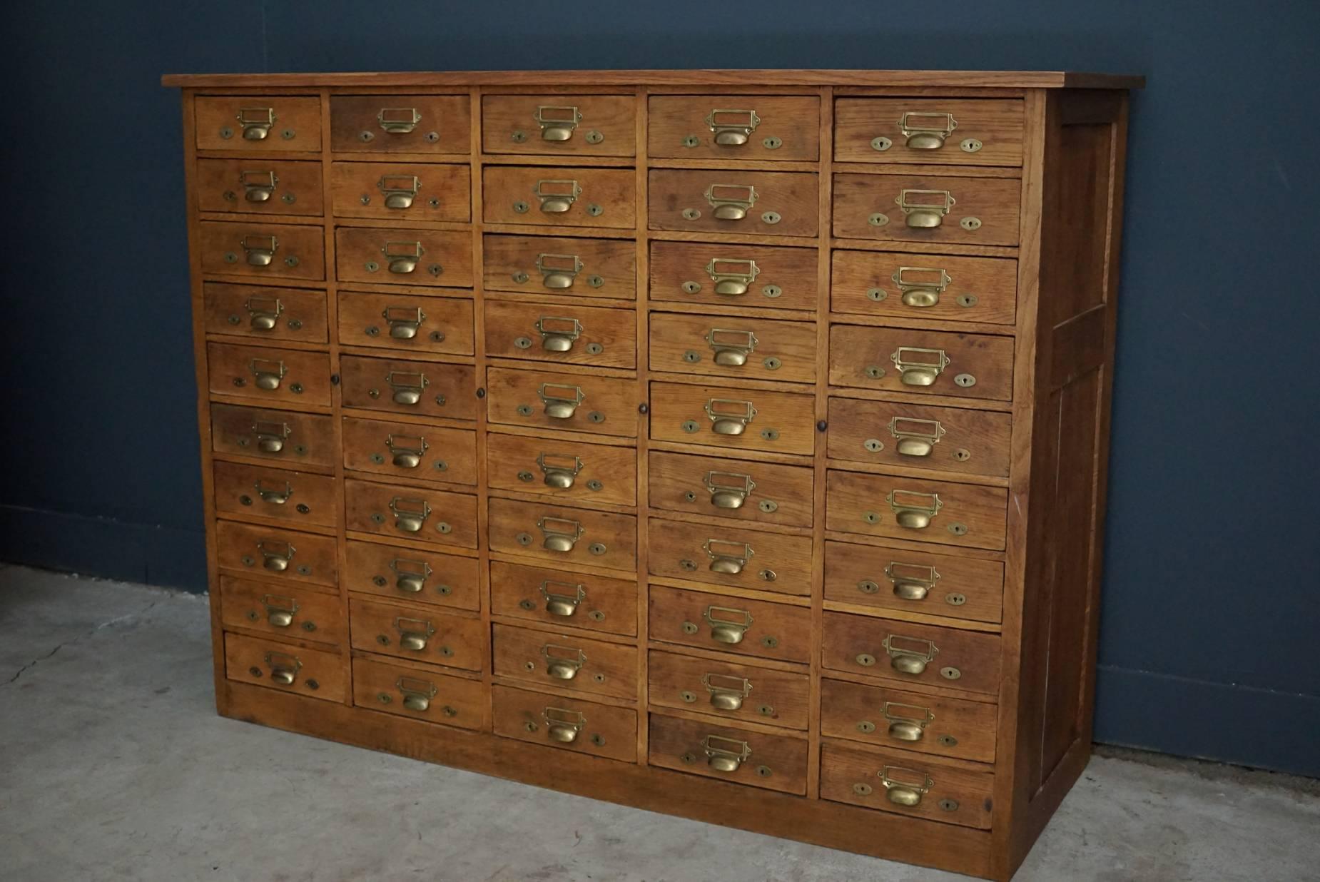 Dutch Oak Apothecary Cabinet, 1900s 6
