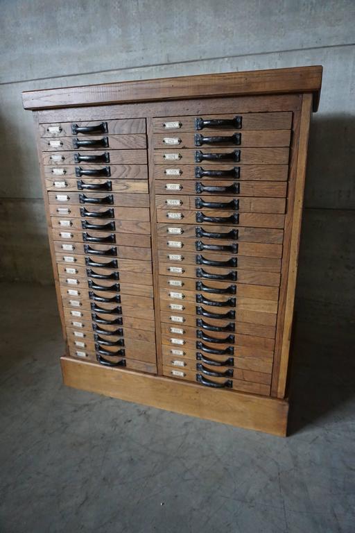 Industrial Wooden Filing 1930s at 1stDibs