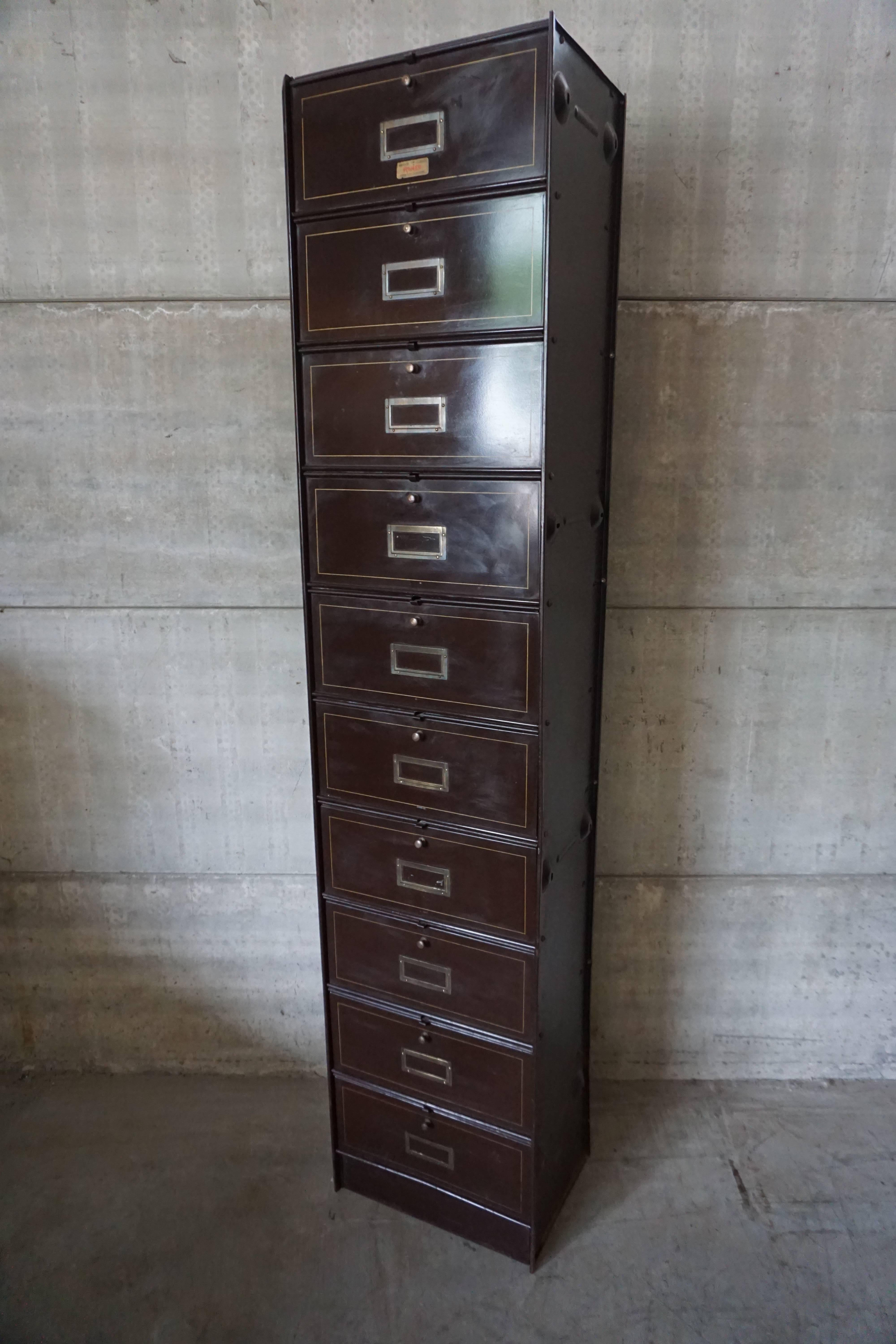 20th Century Industrial Filing Cabinet from Ronéo 1930s