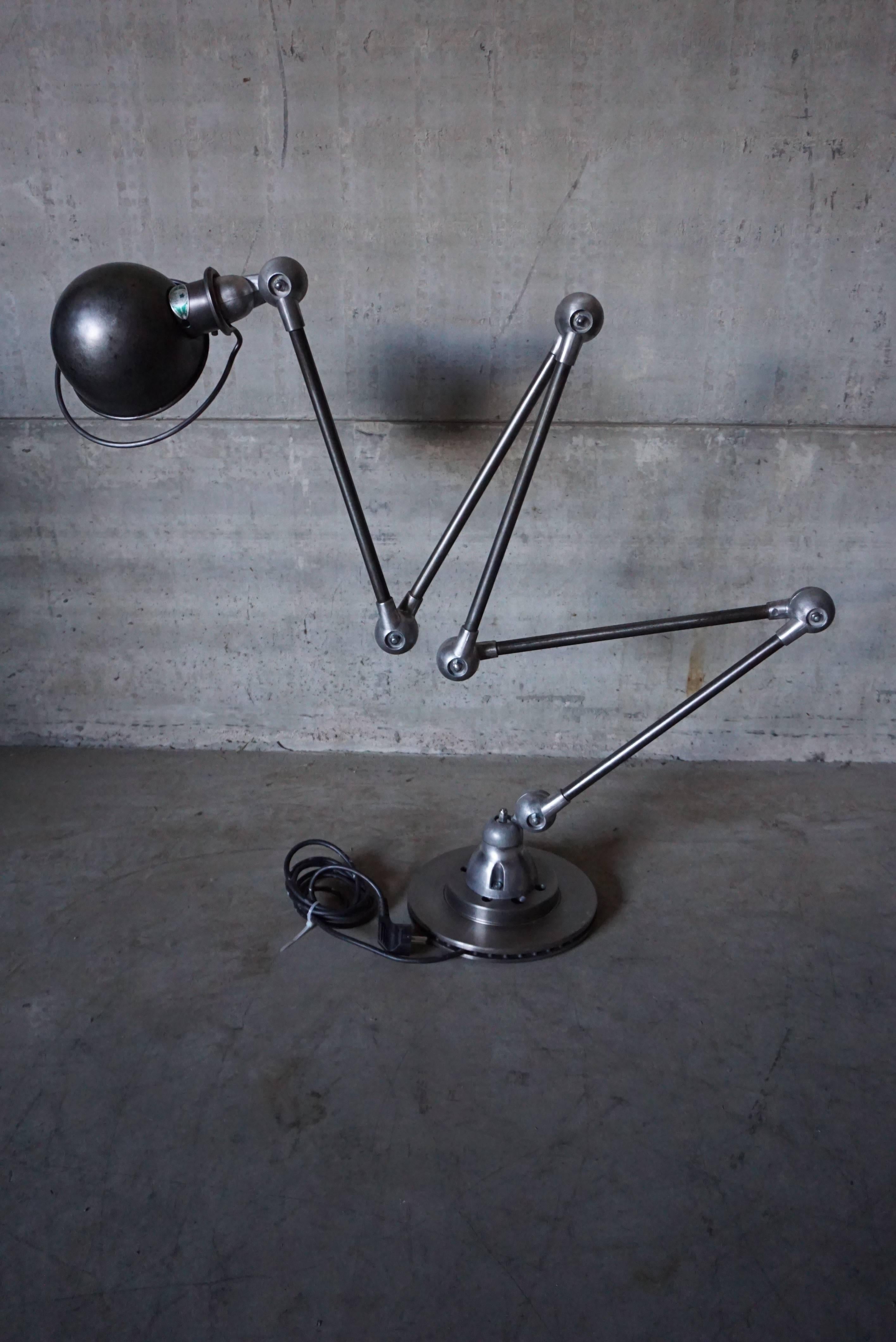 Industrial Five-Armed Graphite Lamp from Jieldé, France, 1950s 1