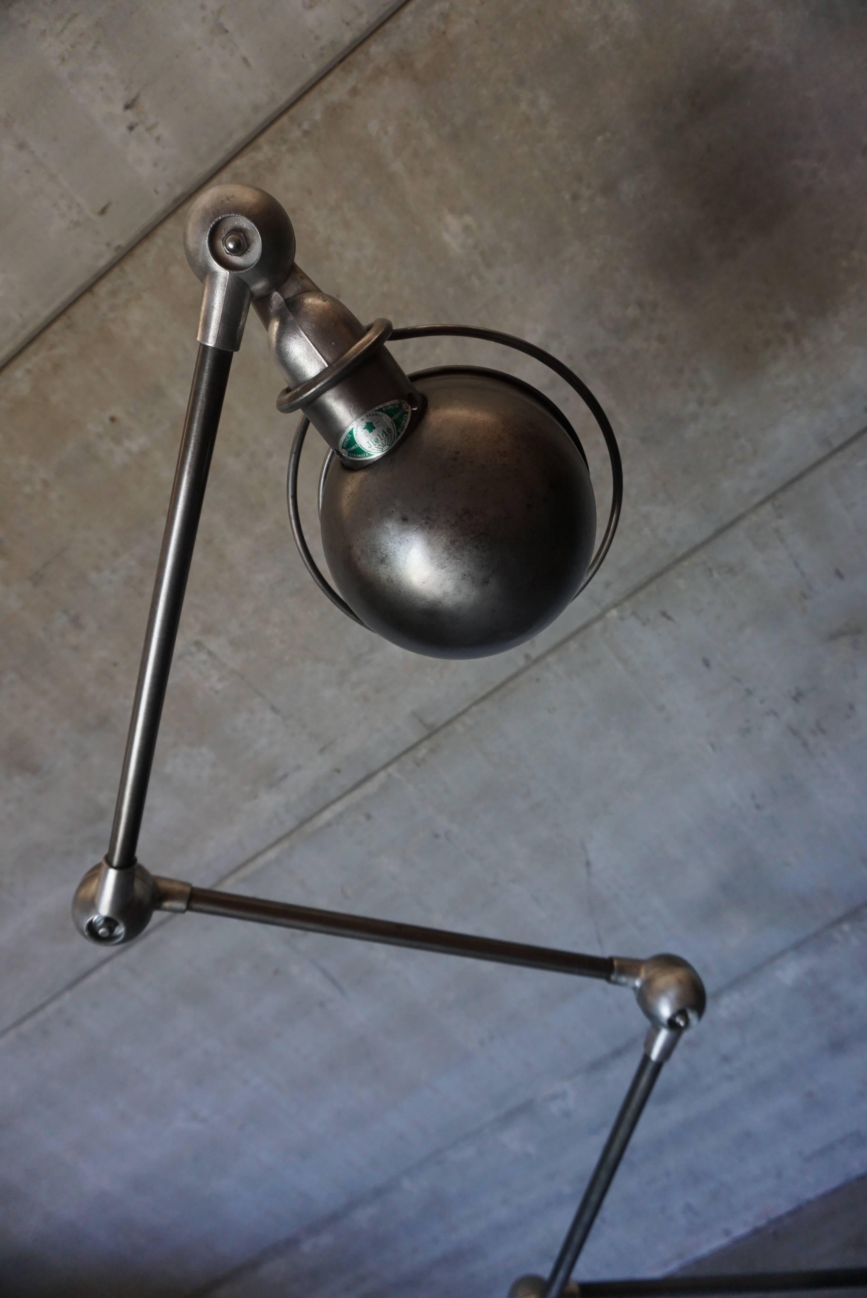 French Industrial Five-Armed Graphite Lamp from Jieldé, France, 1950s