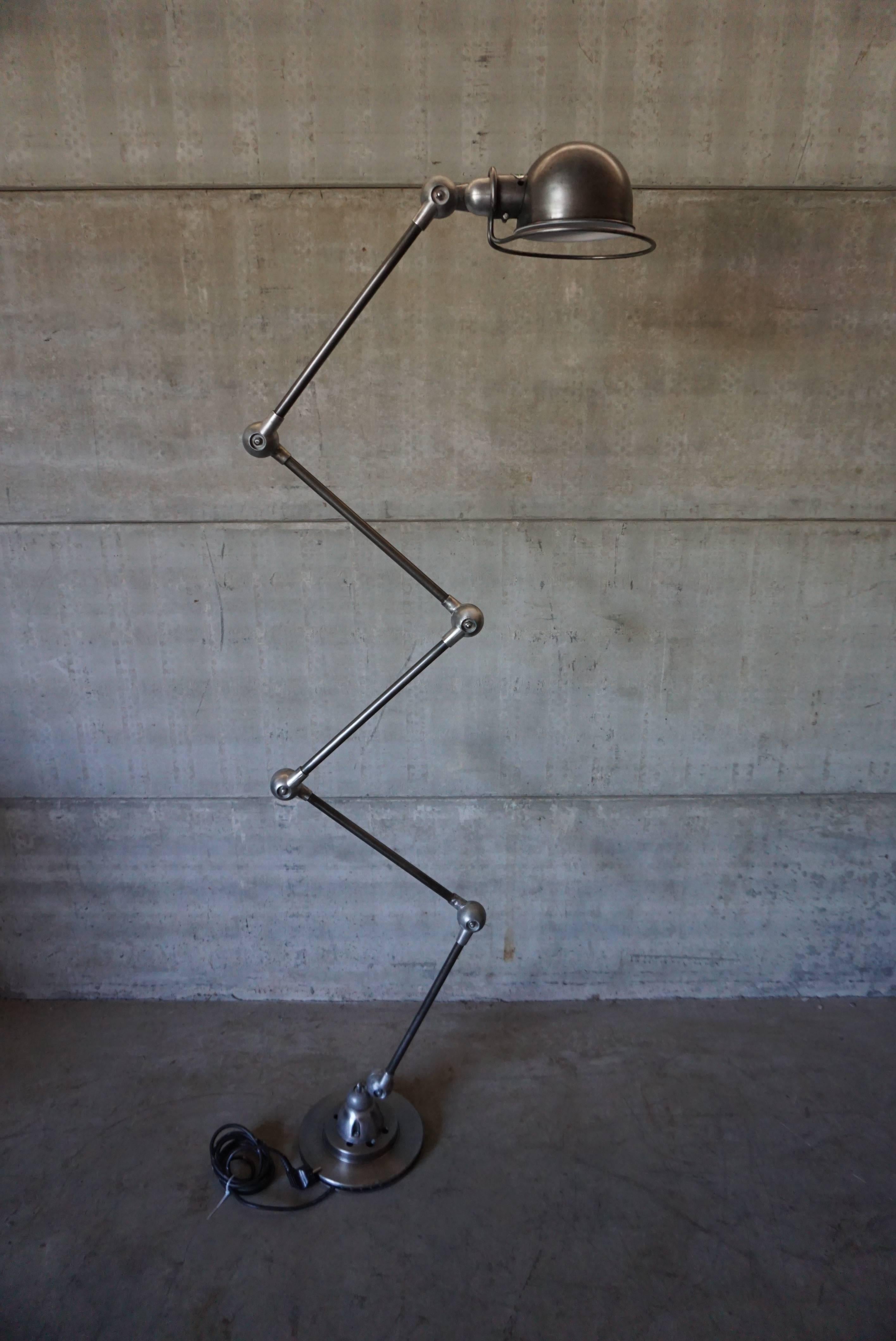 Metal Industrial Five-Armed Graphite Lamp from Jieldé, France, 1950s