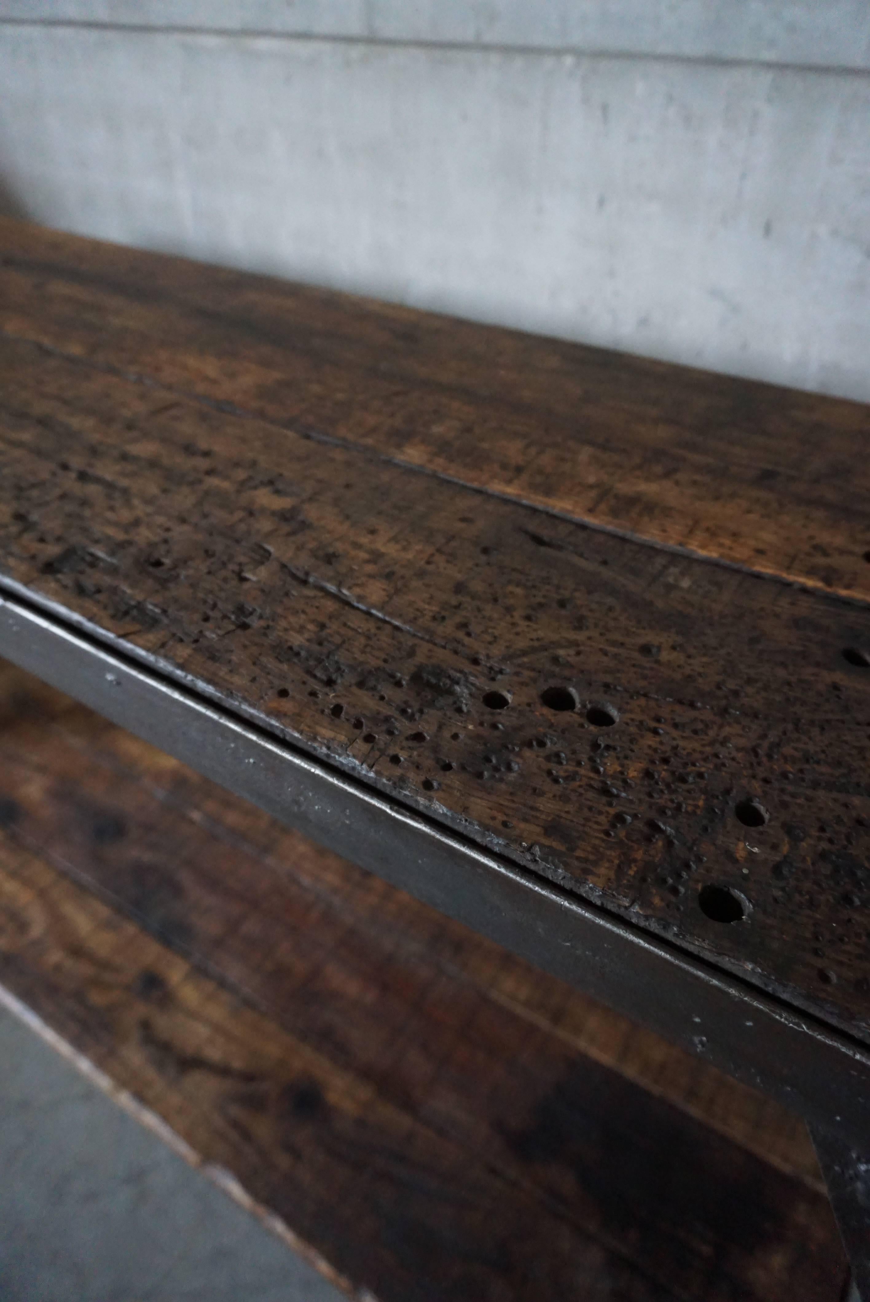 Industrial Workbench with Drawer 1950s In Good Condition In Nijmegen, NL