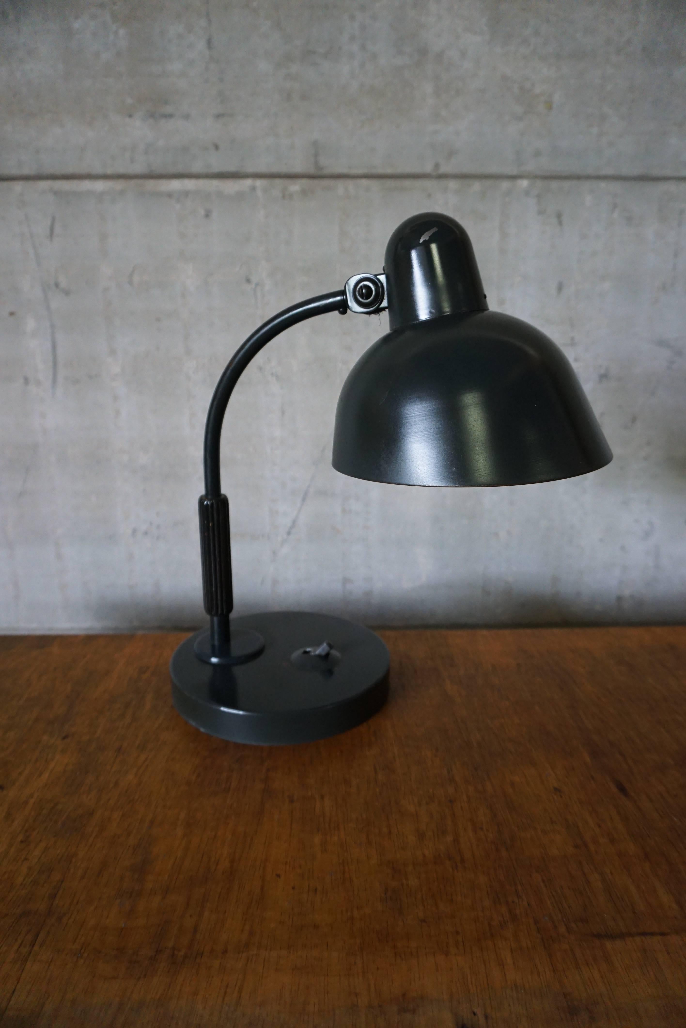 German Desk Lamp by Siemens Made in the 1930s