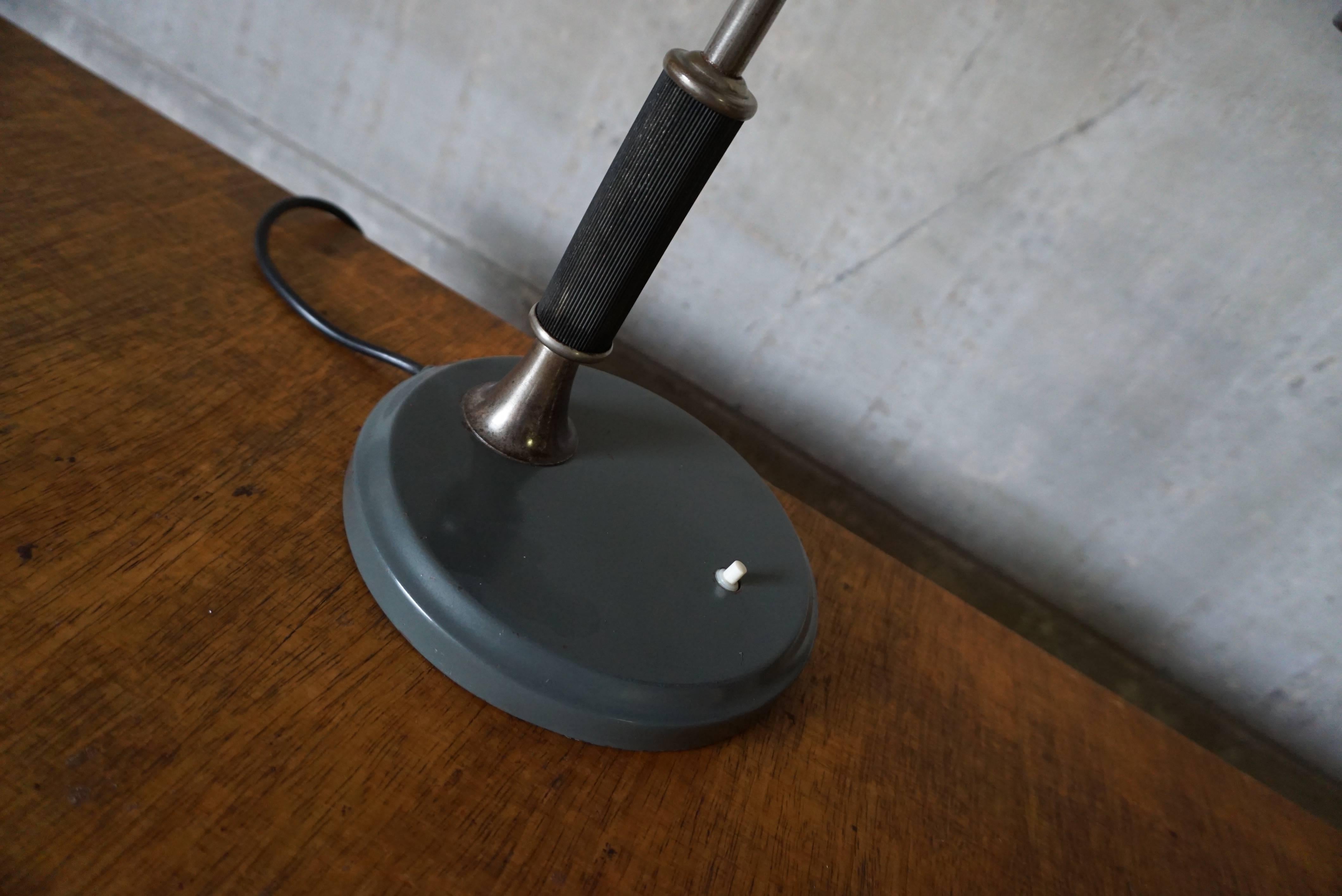 Metal Escolux Table Lamp, 1930s