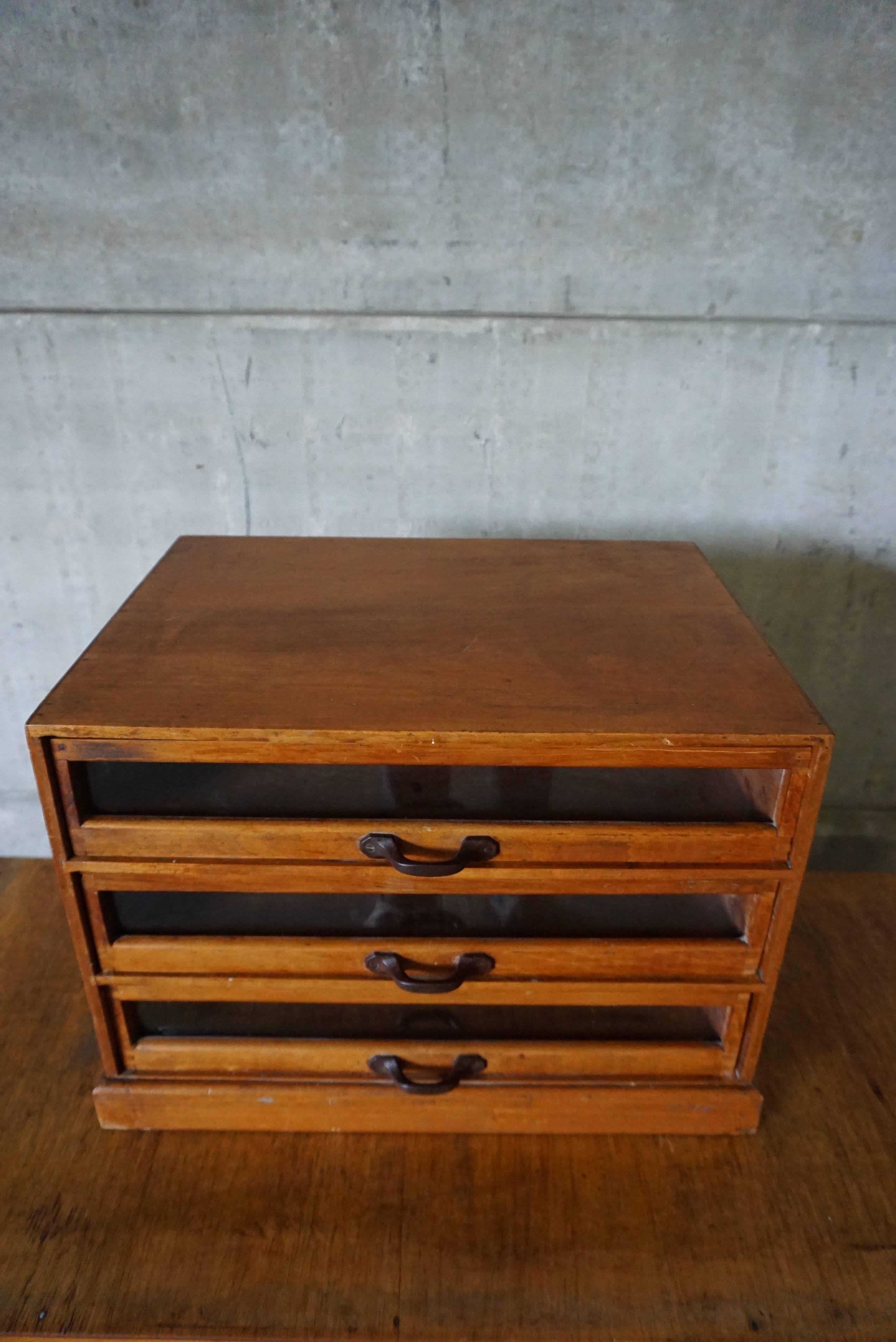 Industrial Vintage French Sewing Cabinet