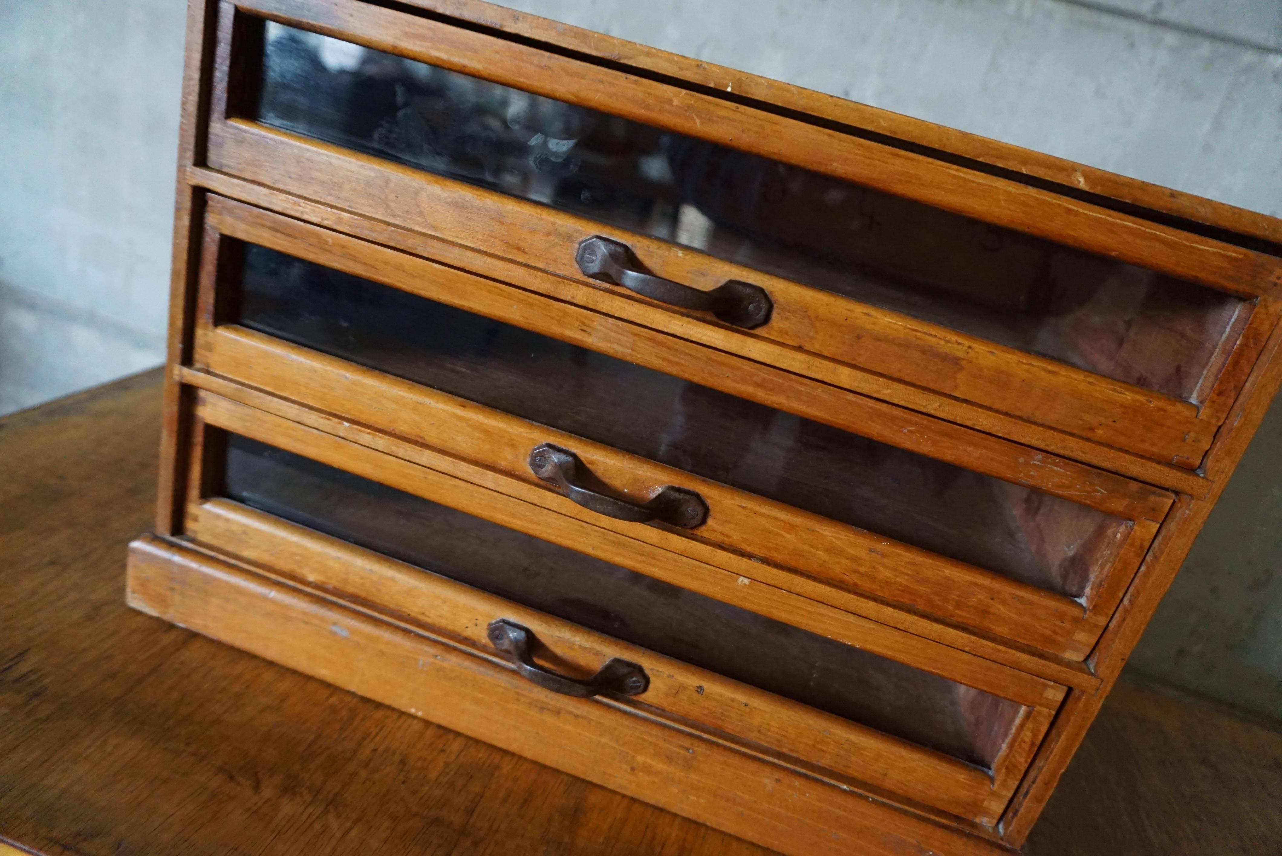20th Century Vintage French Sewing Cabinet
