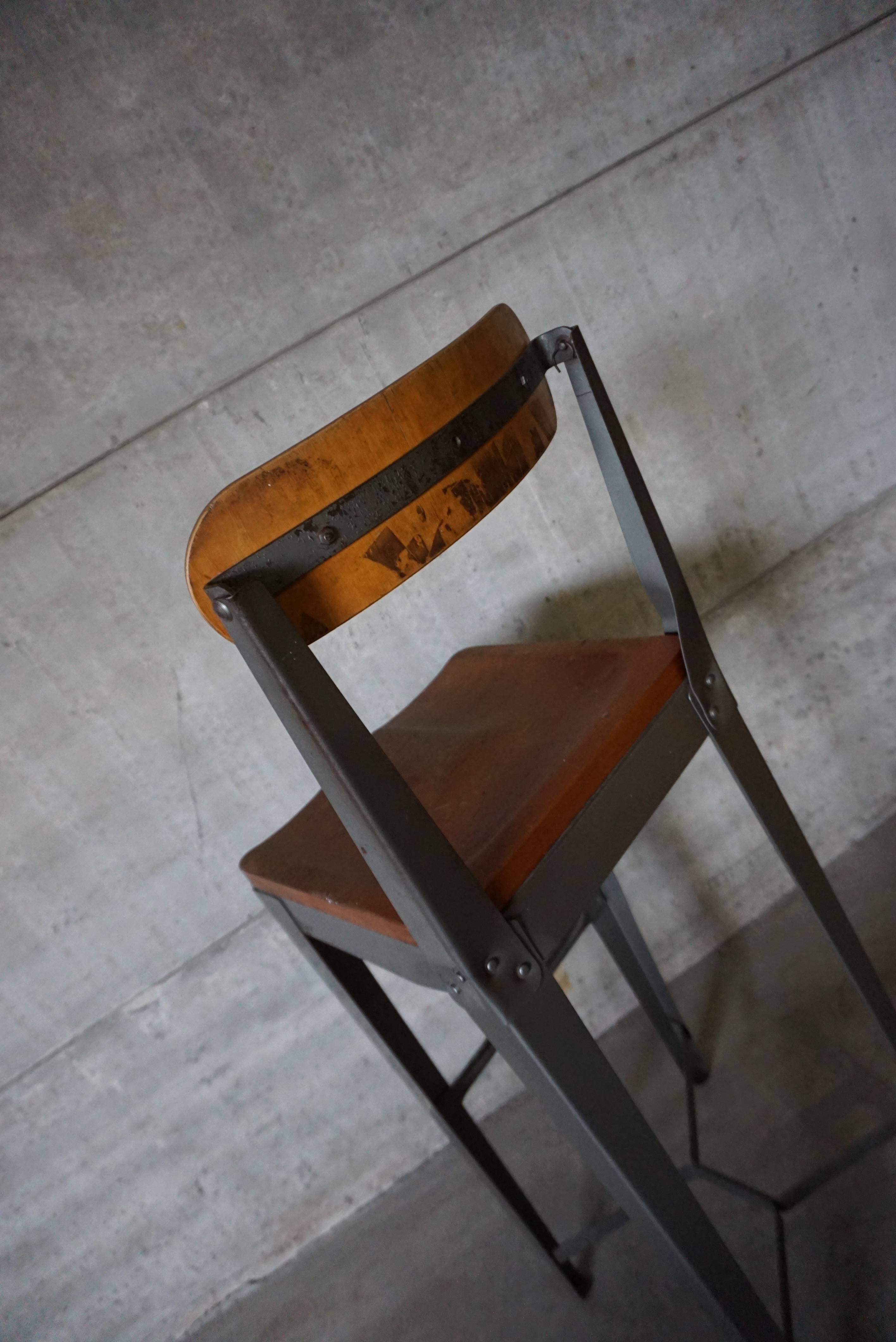 20th Century Factory Chair from England, 1950s