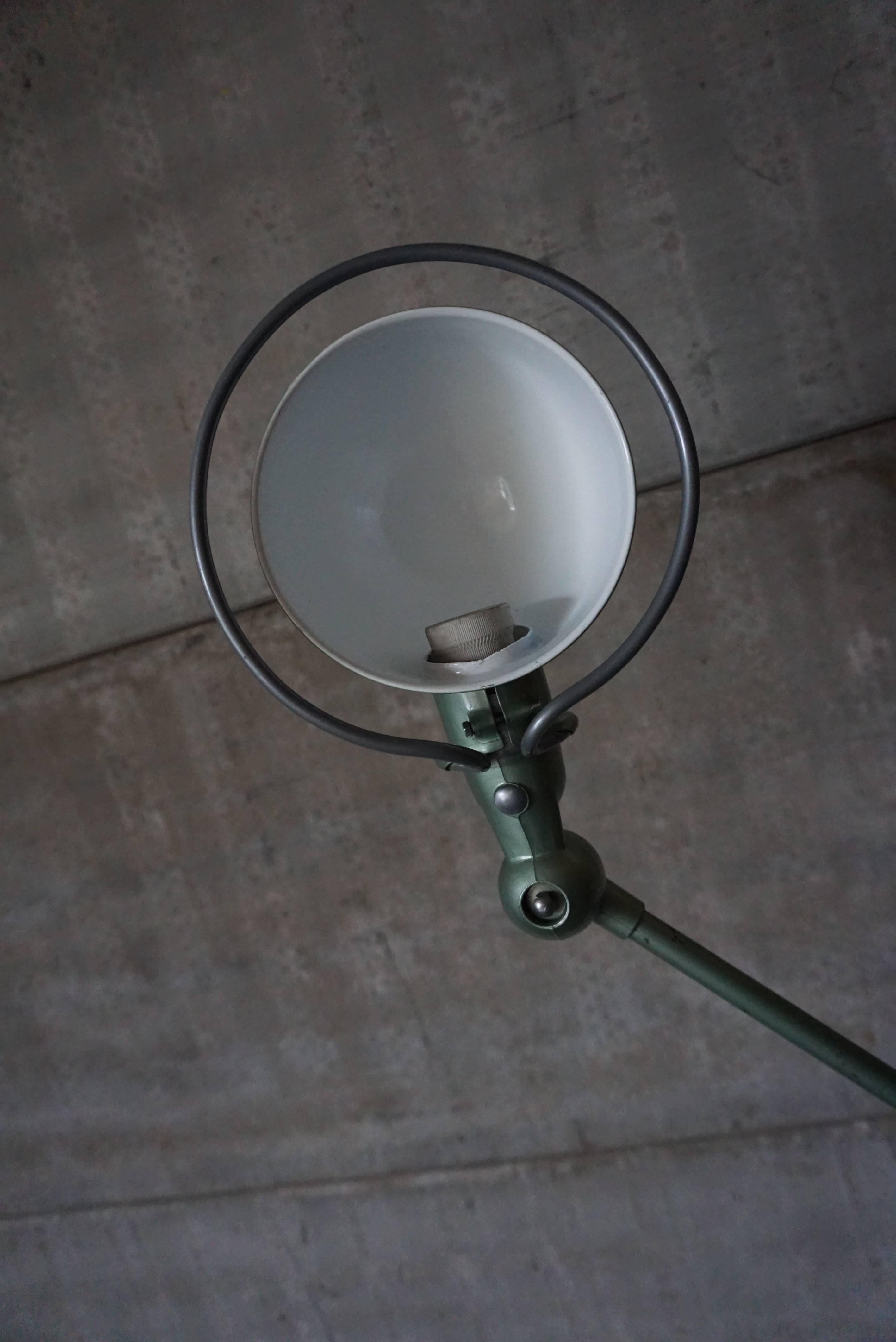 20th Century Industrial Five-Armed Vespa Green Lamp from Jieldé