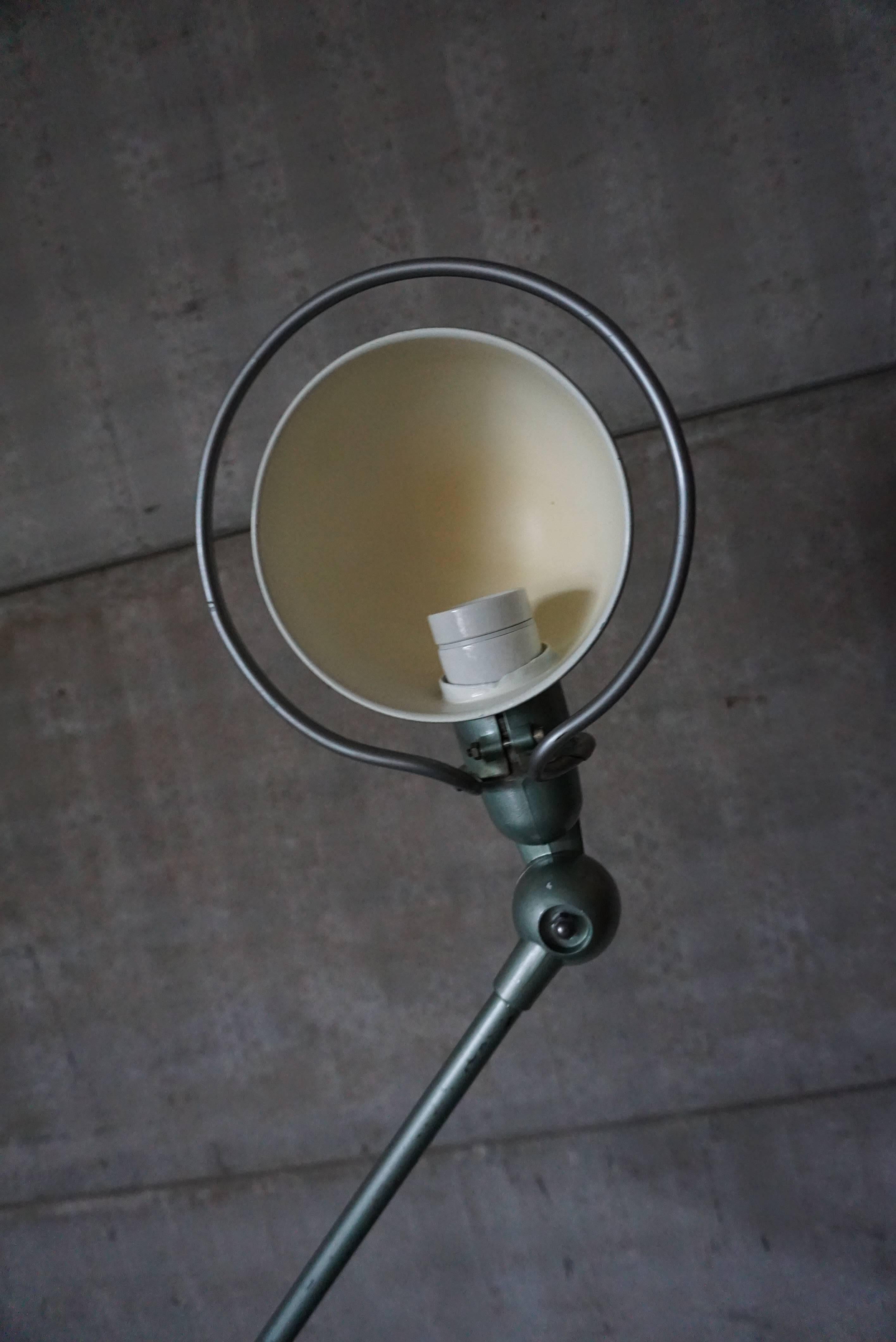 20th Century Industrial Five-Armed Vespa Green Lamp from Jieldé