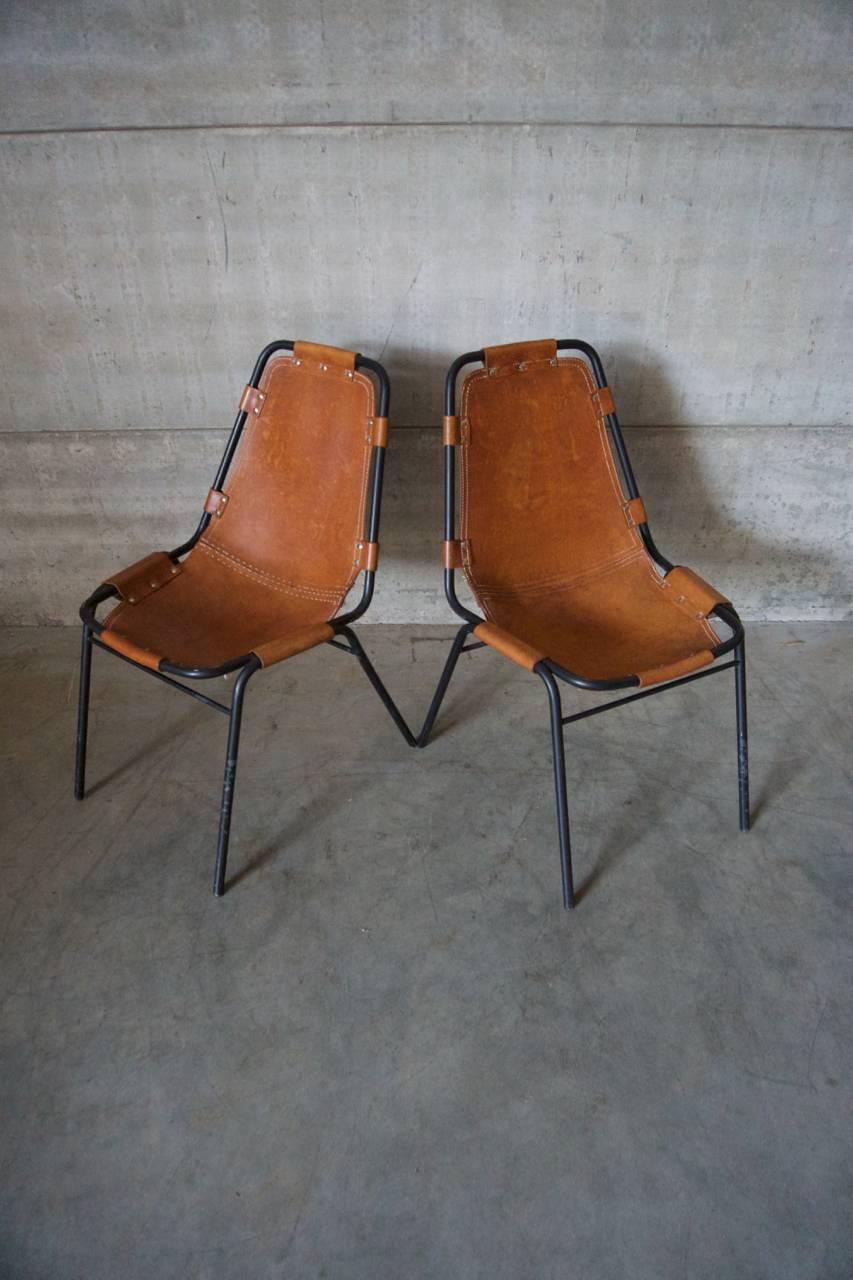 Vintage Pair of Chairs by Charlotte Perriand for Les Arcs 2