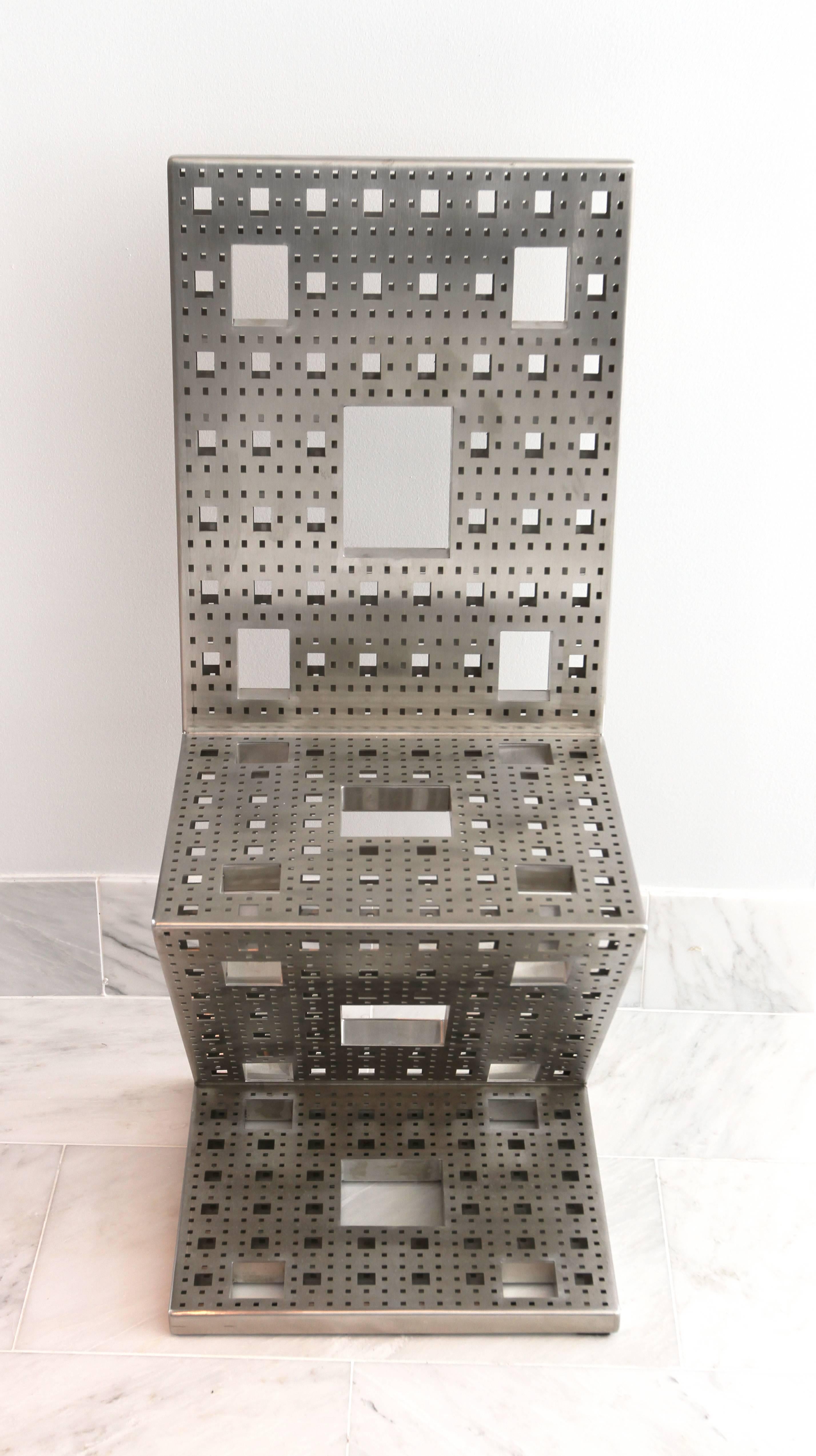 The Bitcoin Blockchain Menger Chair In New Condition For Sale In Coral Gables, FL