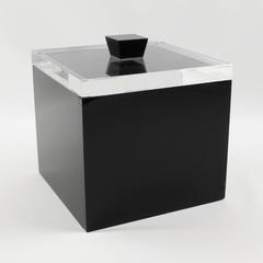 Mid-Centruy Italian Alessandro Albrizzi 1970s Modernist Lucite Ice Bucket