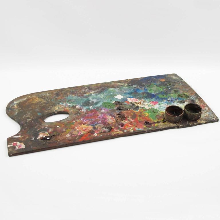 wooden painter's palette