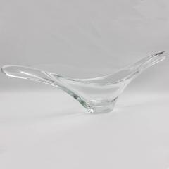 Daum France - Grand vase en cristal pour centre de table:: circa 1950s