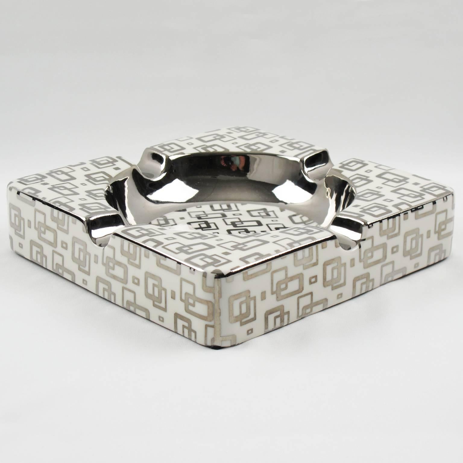 Modern Large Porcelain Cigar Ashtray Desk Tidy by KARE Design, Germany