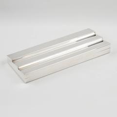 Modernist Silver Plate Decorative Jewelry Box by Cleto Munari, circa 1980s