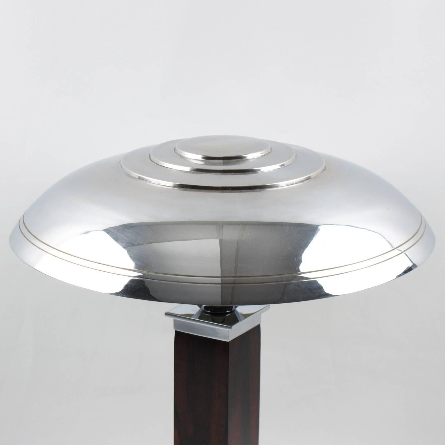 art deco mushroom lamp