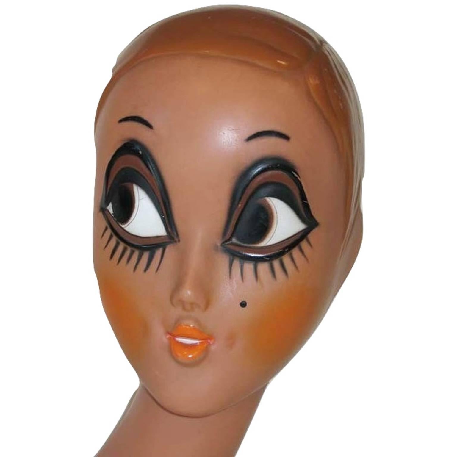 twiggy head mannequin