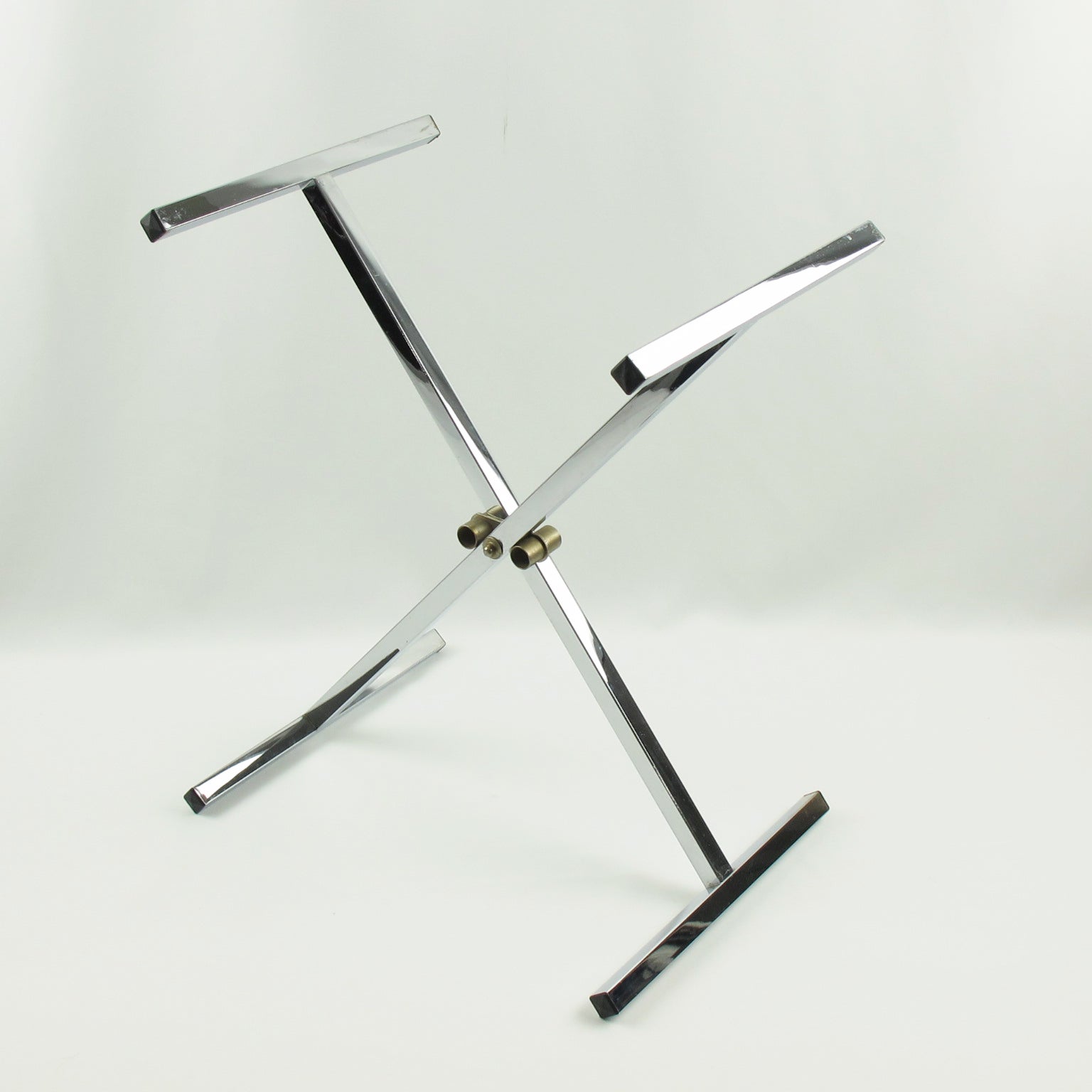 Mid Century Modern Folding Tray Table Tortoise Lucite And Chrome, Italy, Mid Century Modern Folding Tray Table Tortoise Lucite And Chrome, Italy,