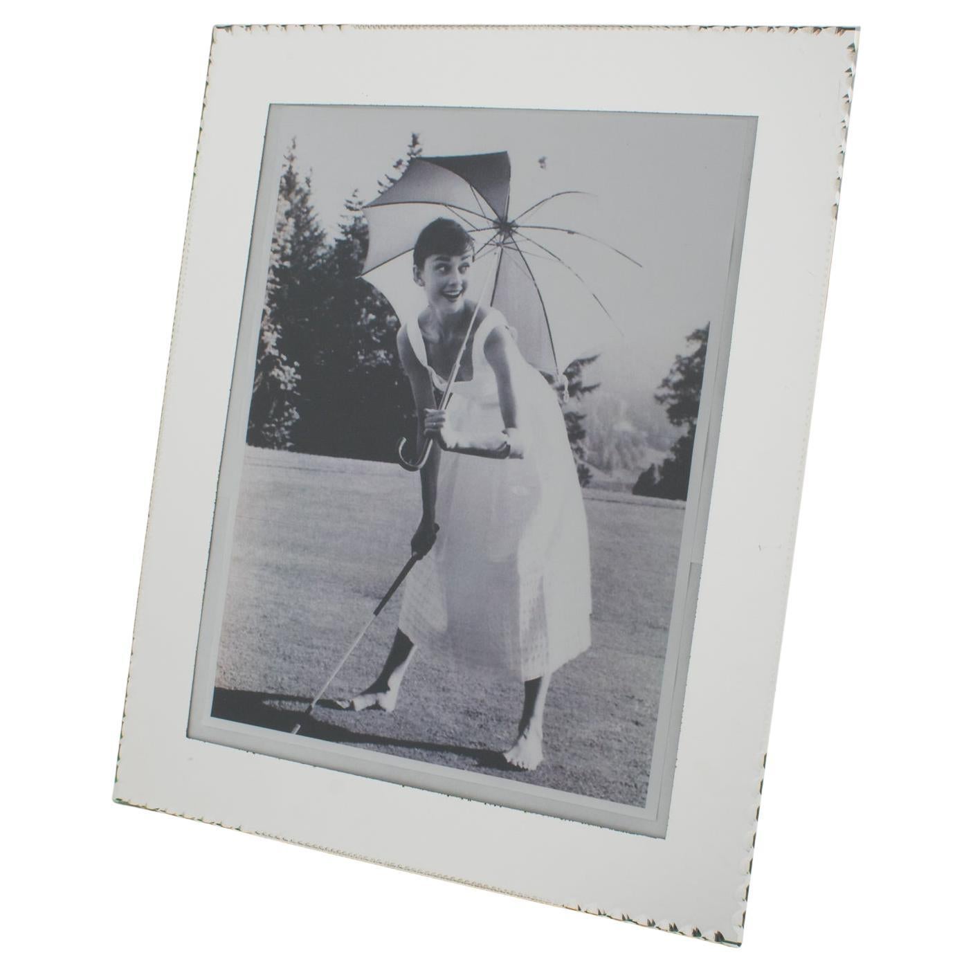 French Mirrored Glass Picture Frame, circa 1940 For Sale