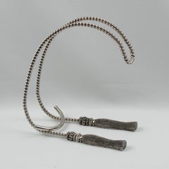 Maria Pergay Style Silver Plate Wine Bottle Holder Pourer Caddy