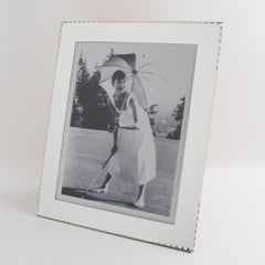 French Mirrored Glass Picture Frame, circa 1940, Hollywood Regency Style