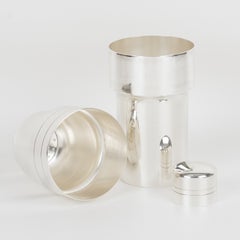 Shaker da cocktail in argento Art Deco di CGF Lyon, Francia