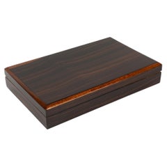 Art Deco Macassar Wood Decorative Lidded Box, circa 1930