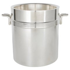 Christian Dior Silver Plate Champagne Bucket, Wine Cooler, France circa 1970