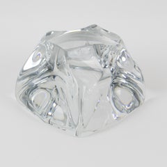 Daum France Crystal Desktop Accessory Paperweight Sculpture, circa 1950