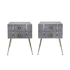 Used Gibby Side Tables in Limed Oak