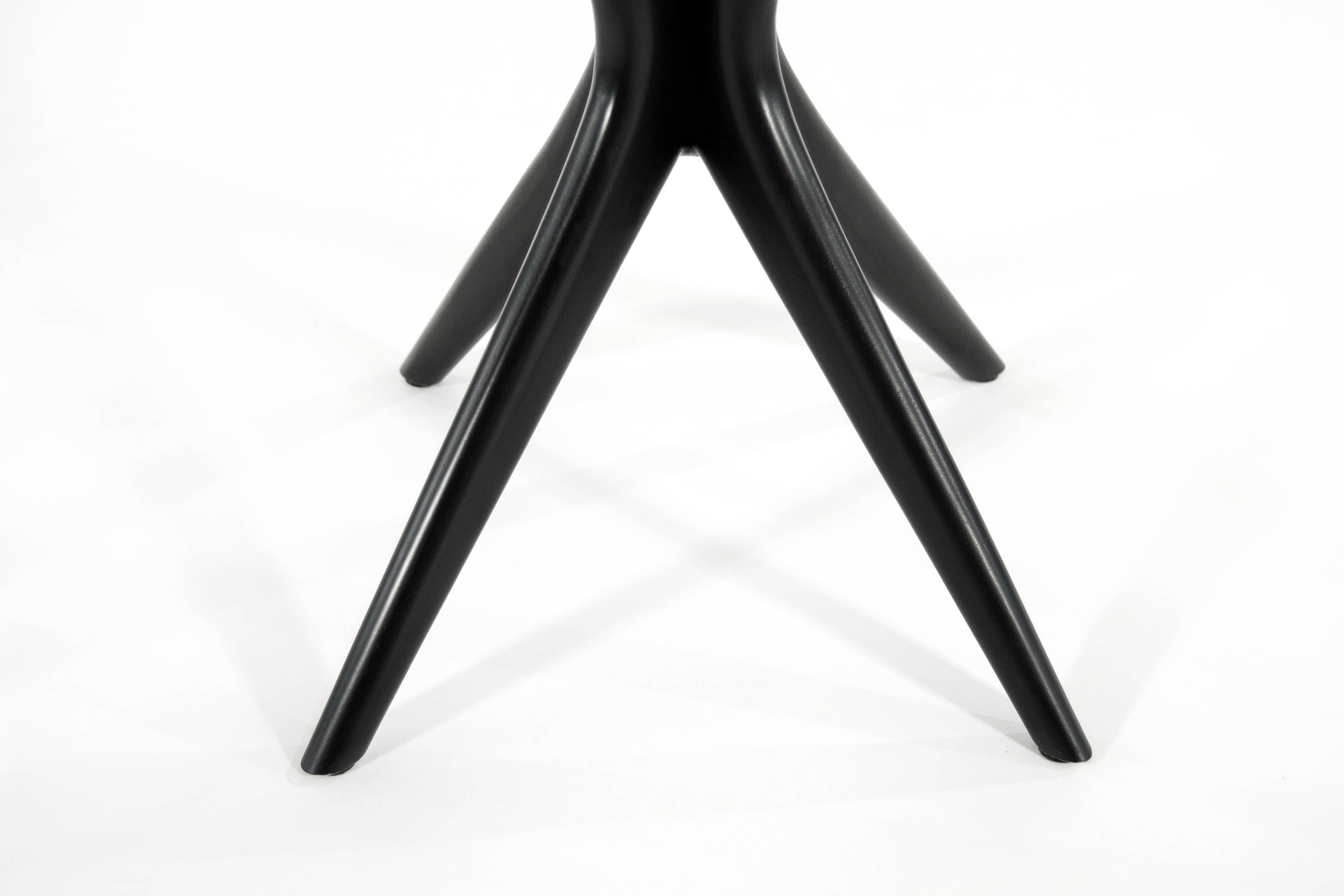 Pair of Ebonized Gazelle Collection End Tables In Excellent Condition For Sale In Westport, CT