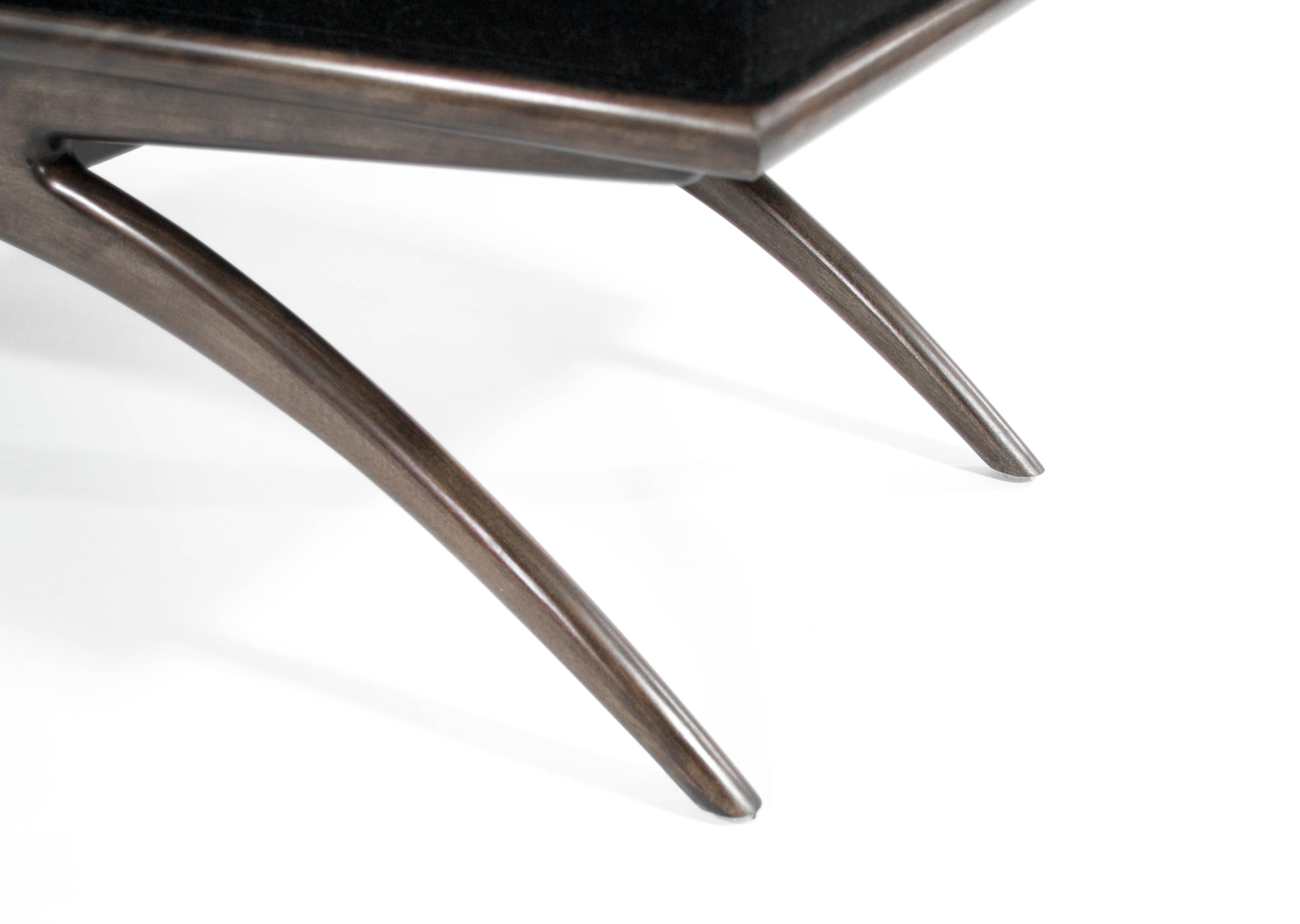 Walnut Convex Bench 3