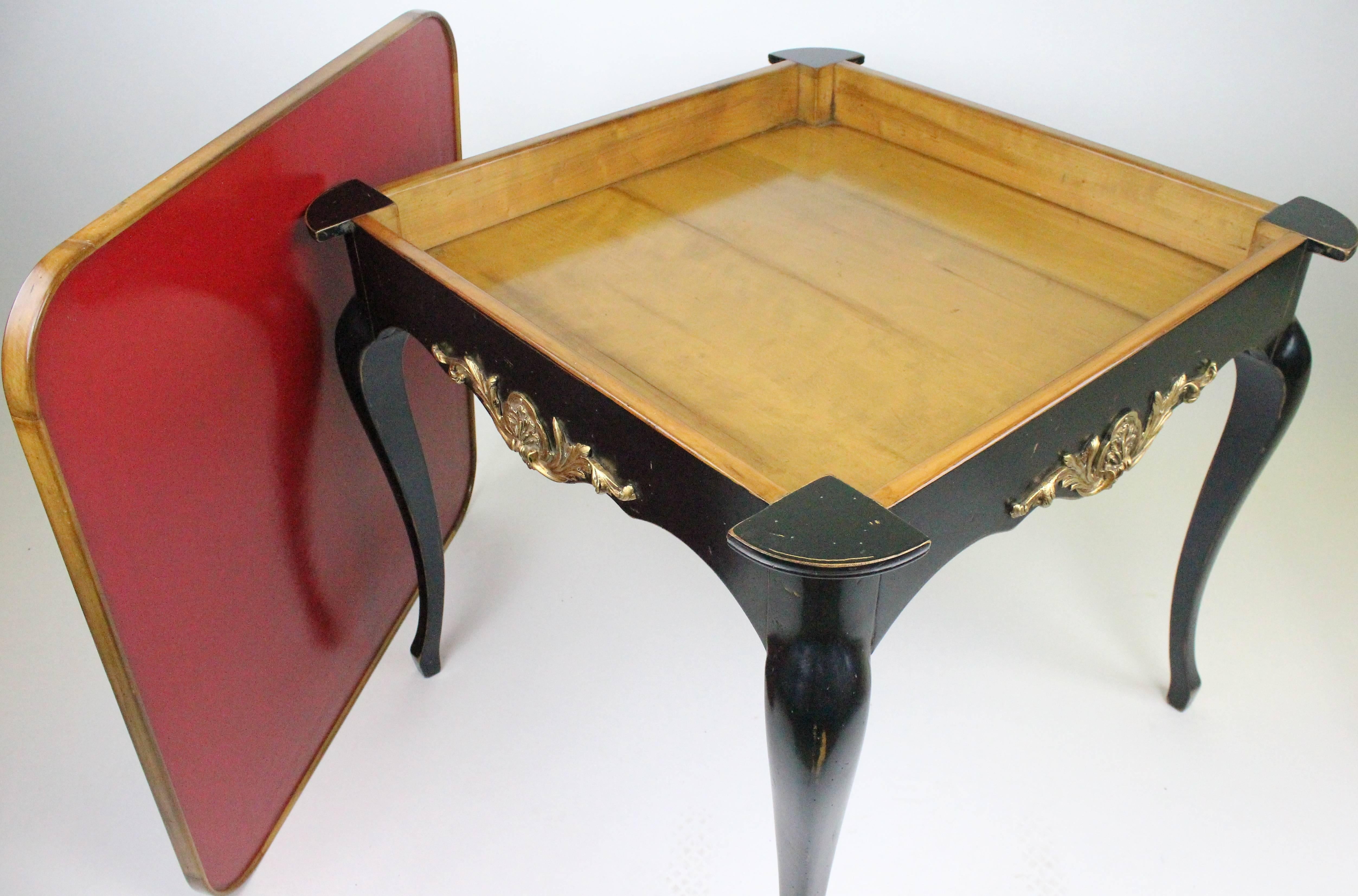 Moissonnier Wendbarer Spiel- oder Kartentisch, Frankreich, 20. Jahrhundert (Französisch) im Angebot