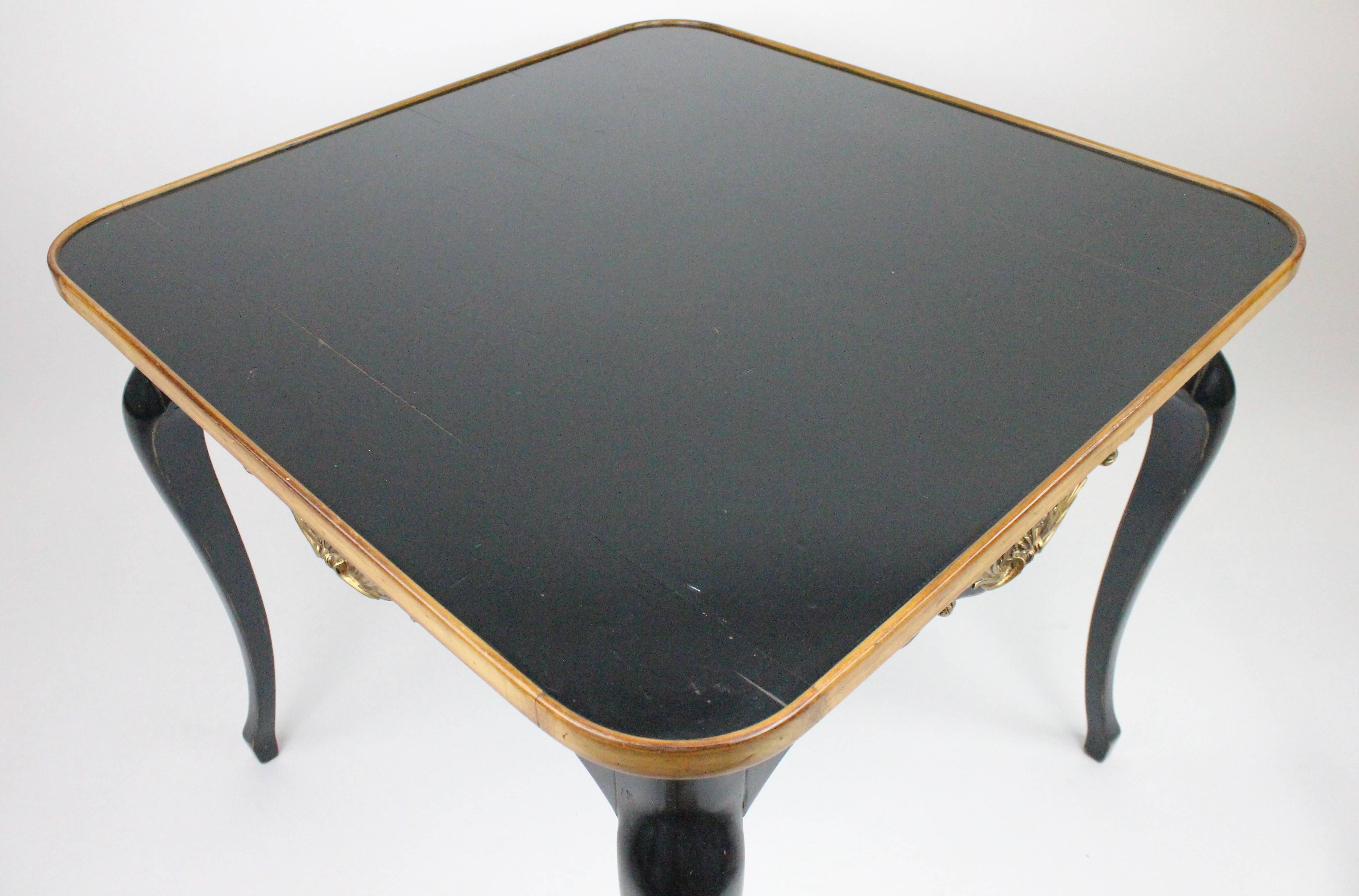 Moissonnier Reversible Games or Card Table, France, 20th Century In Good Condition For Sale In Skanninge, SE