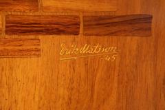 Swedish Art Deco Marquetry Cabinet by Erik Matsson, 1945