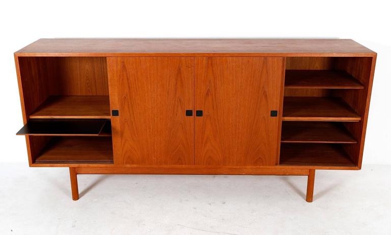 Midcentury danish teak sideboard for central mobler bolighus at 1stdibs Bolighuse odense