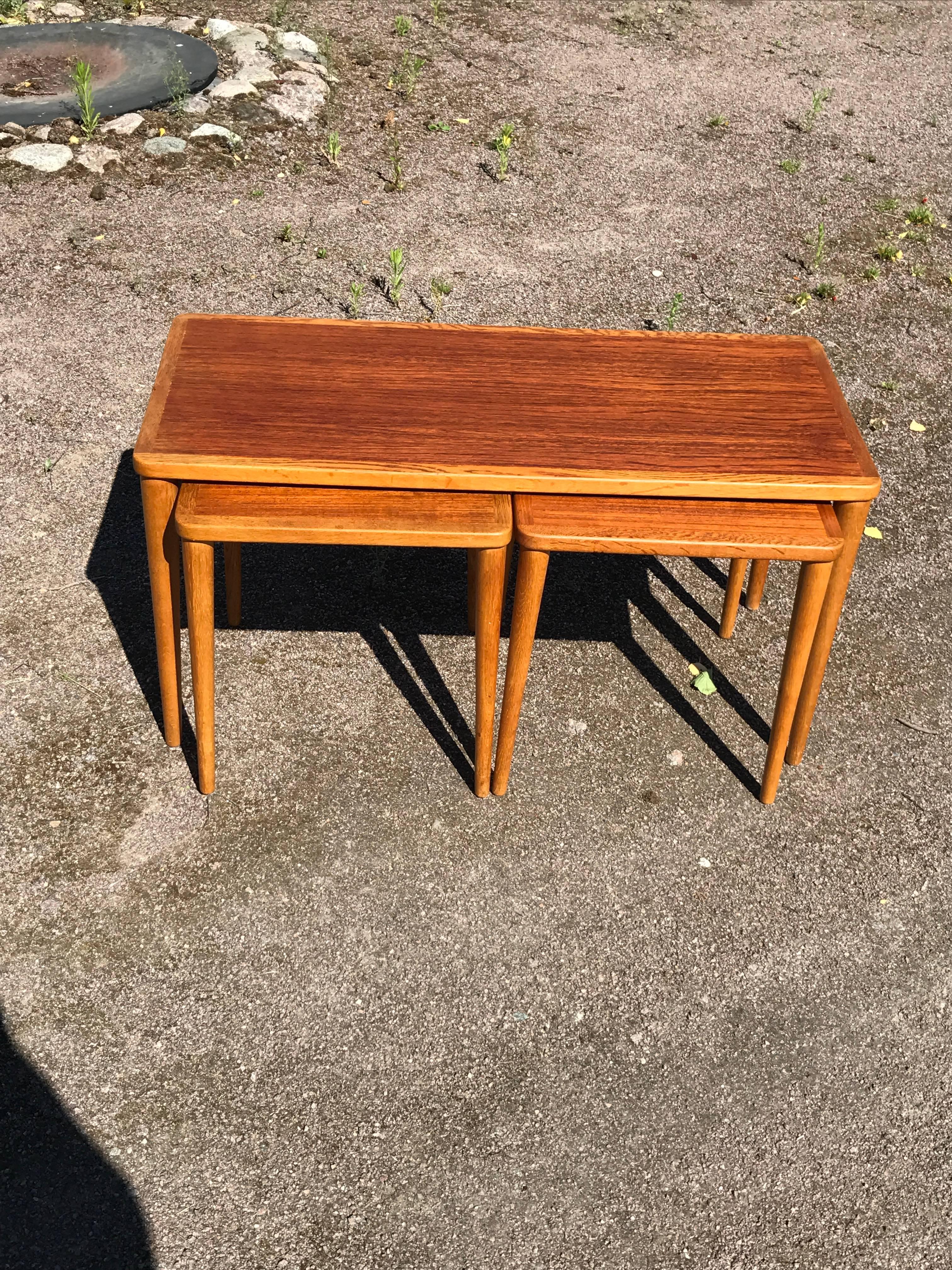 Mid-Century Modern Swedish Midcentury Modern Nesting Tables