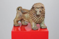 Large Swedish Ceramic Lion by Gunnar Nylund for Rörstrand