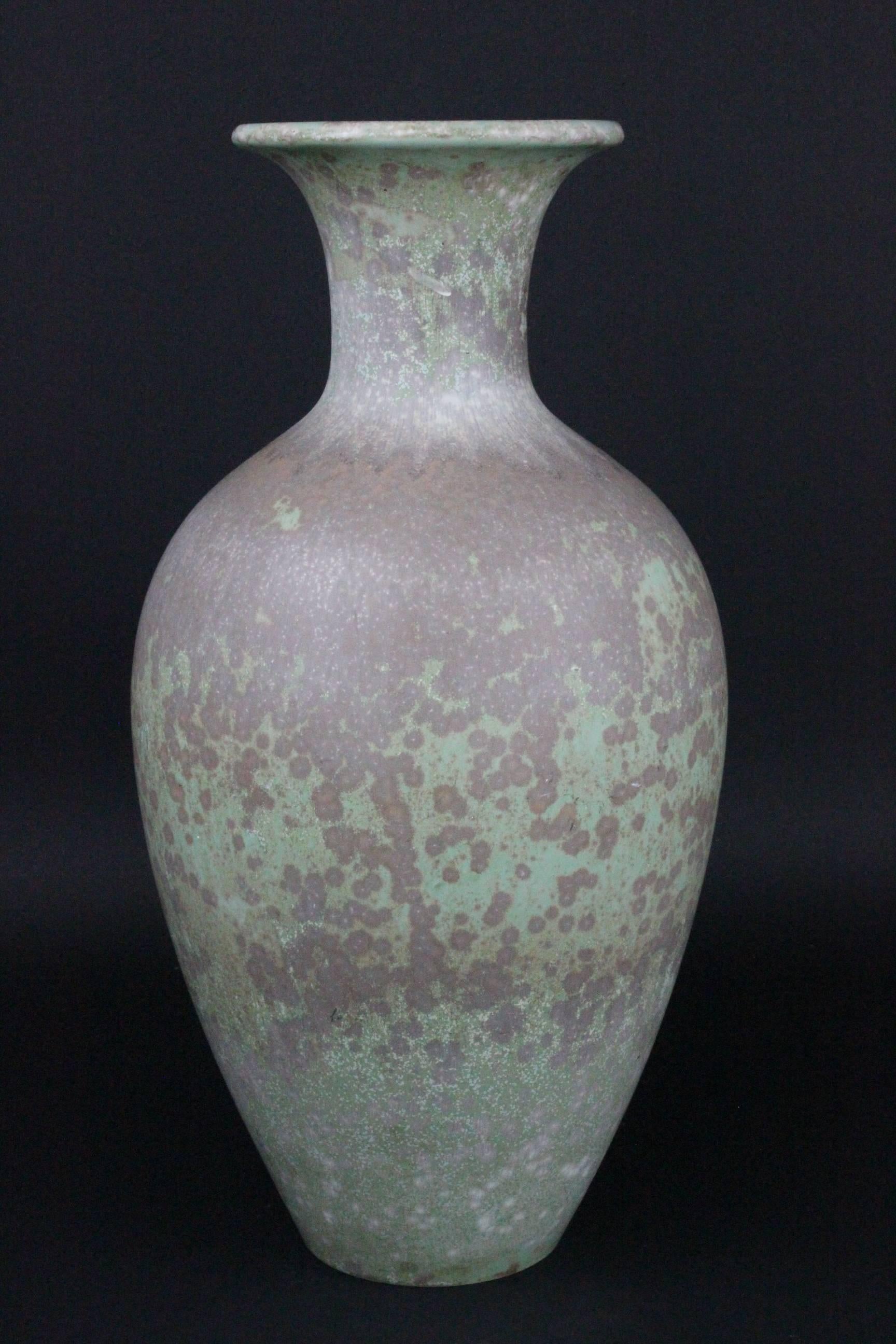 Mid-20th Century Large Swedish 1950s Stoneware Vase by Gunnar Nylund for Rörstrand