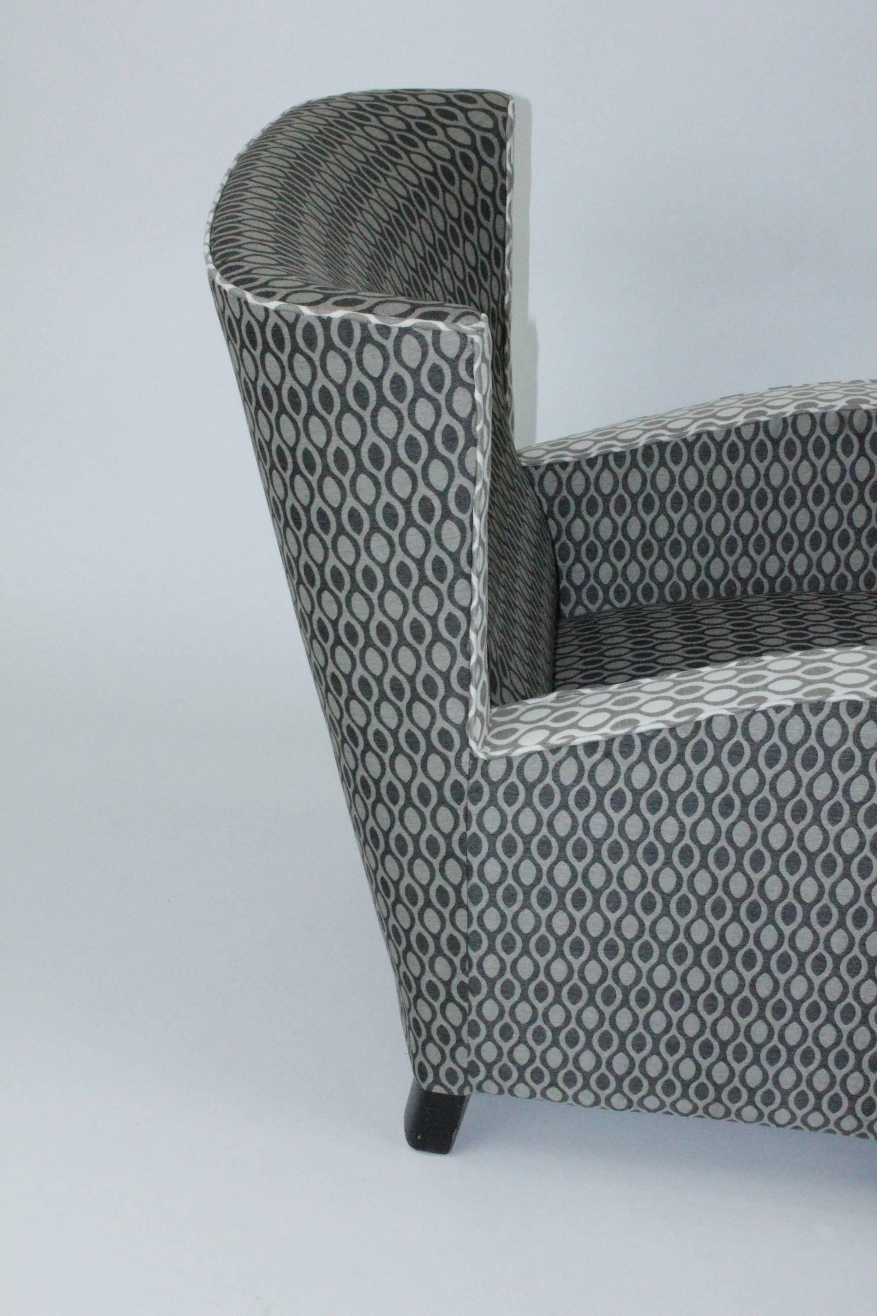 Fabric Pair of Swedish 1930s Easy Chairs Attributed to Margareta Köhler for Futurum