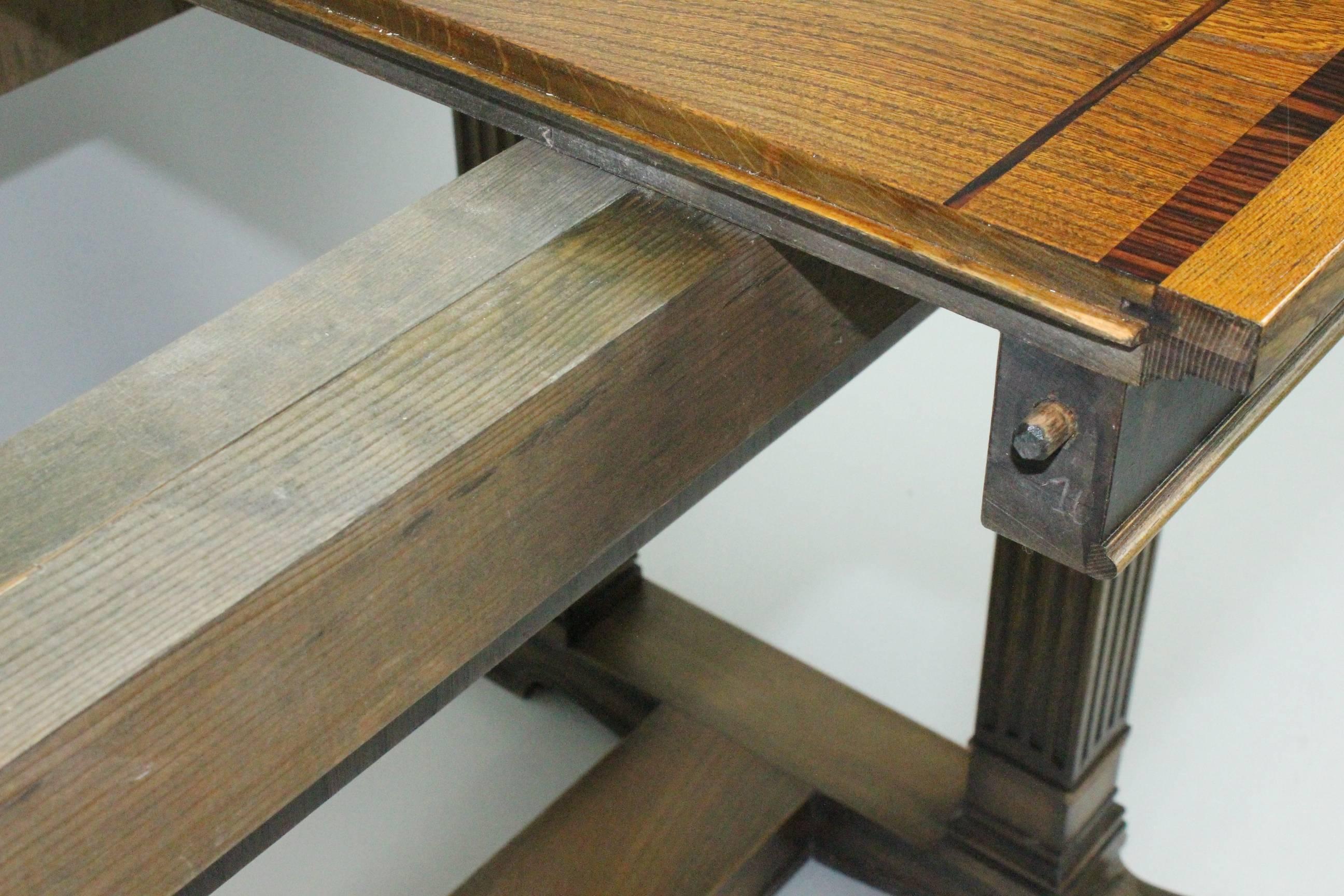 Swedish Library or Dining Table by Architect Axel Bäck Eksjö, 1942 1