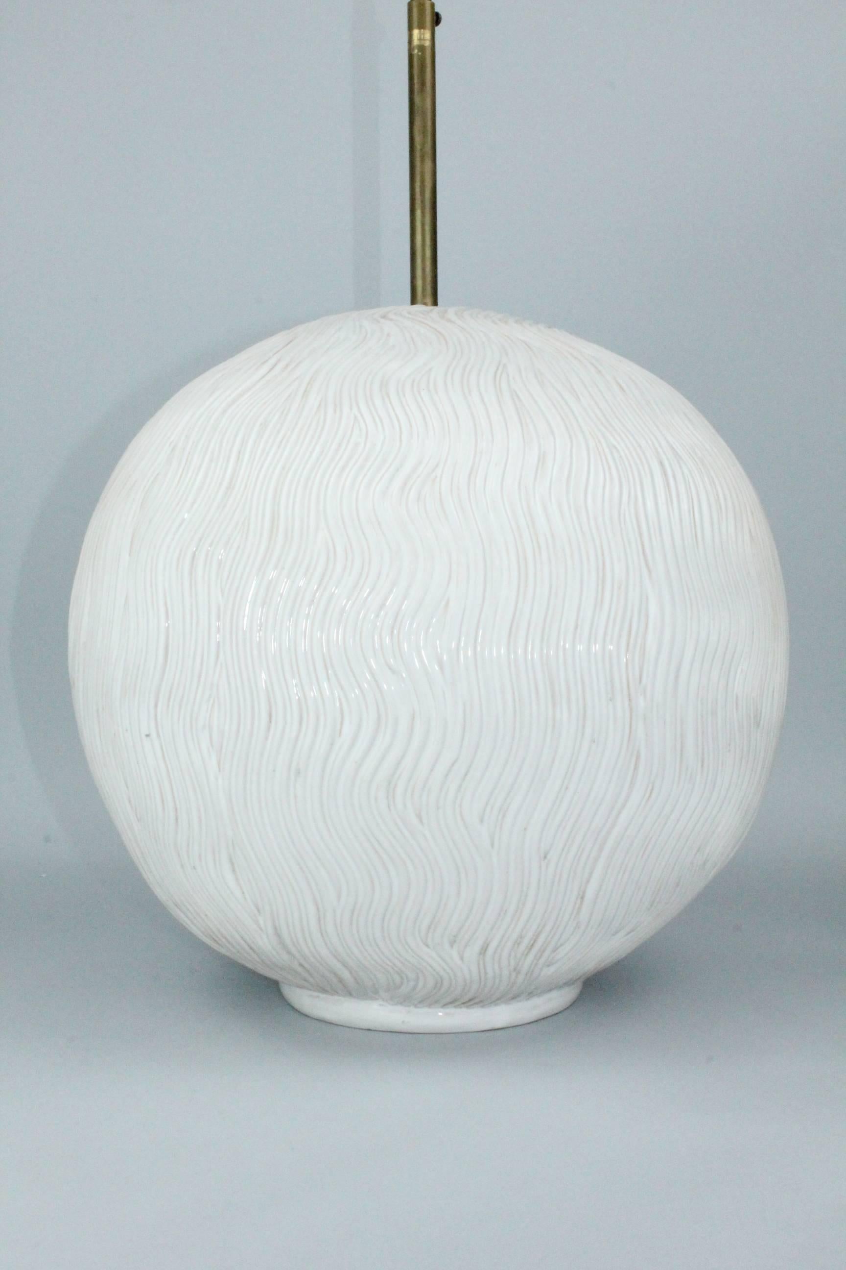 Outstanding and Probably Unique, Late 1930s Table Lamp by Ugo Zaccagnini For Sale 2