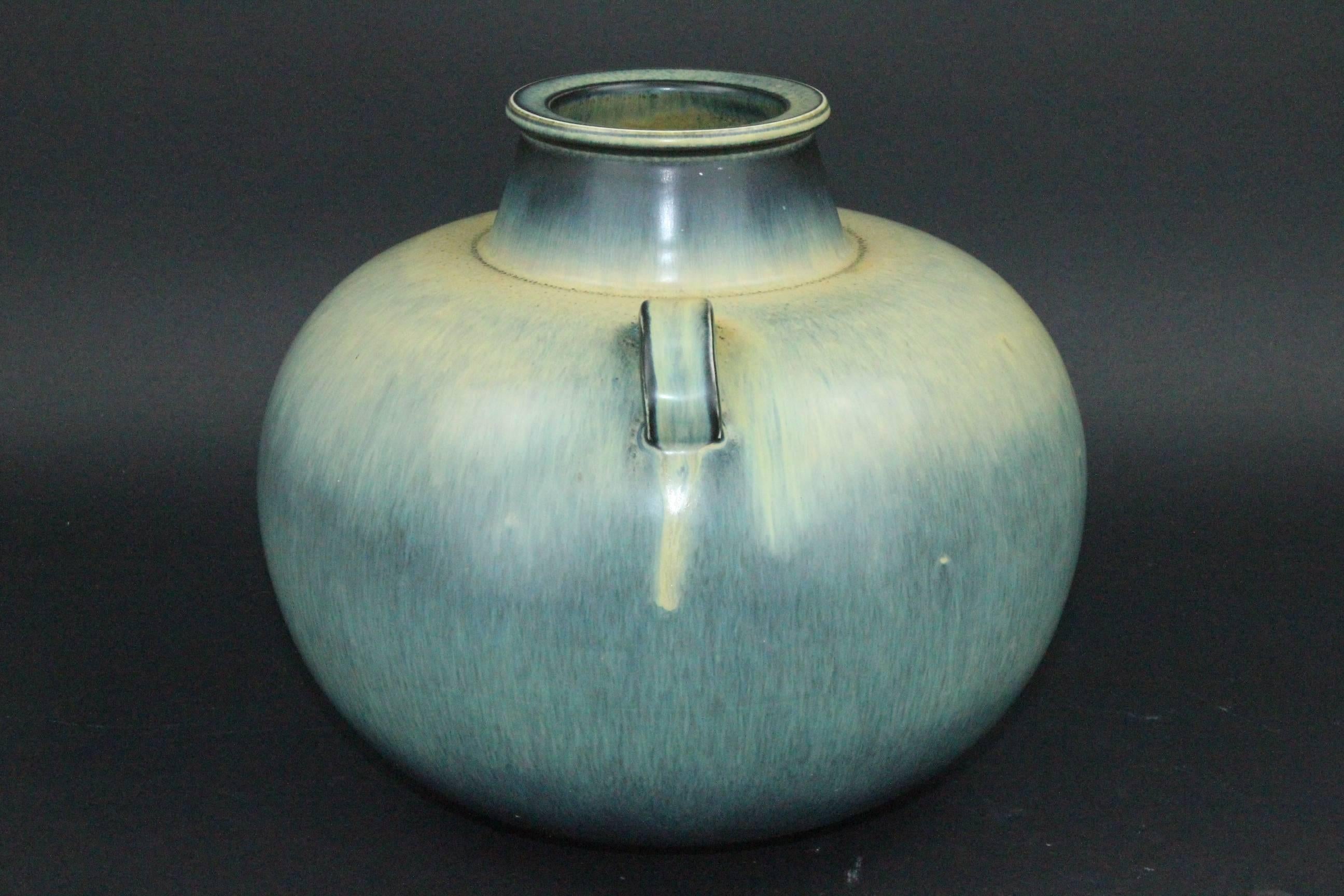 Scandinavian Modern Rare 1940s Swedish Vase by Gunnar Nylund for Rörstrand