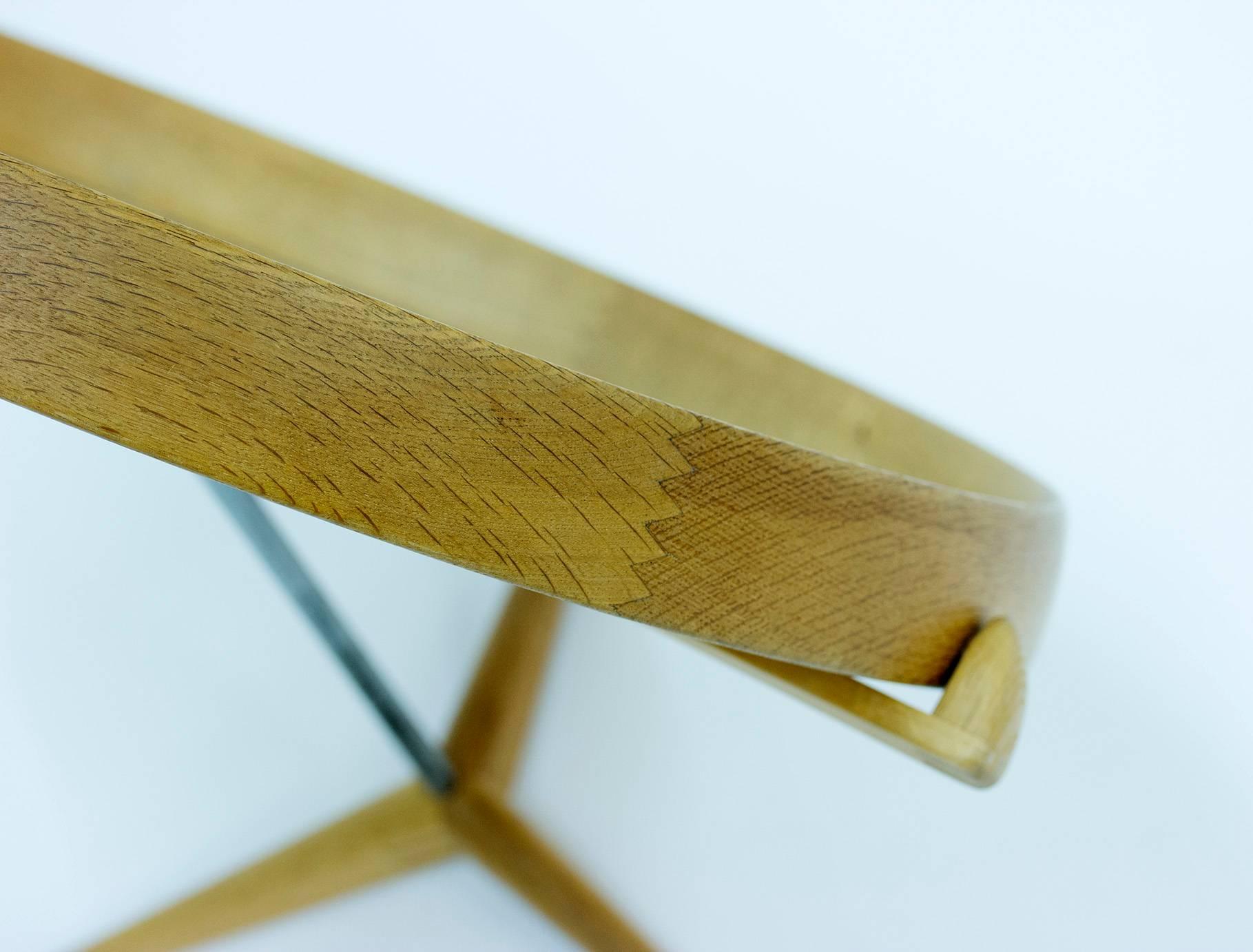 Swedish Teak Table Mirror by Uno and Osten Kristiansson