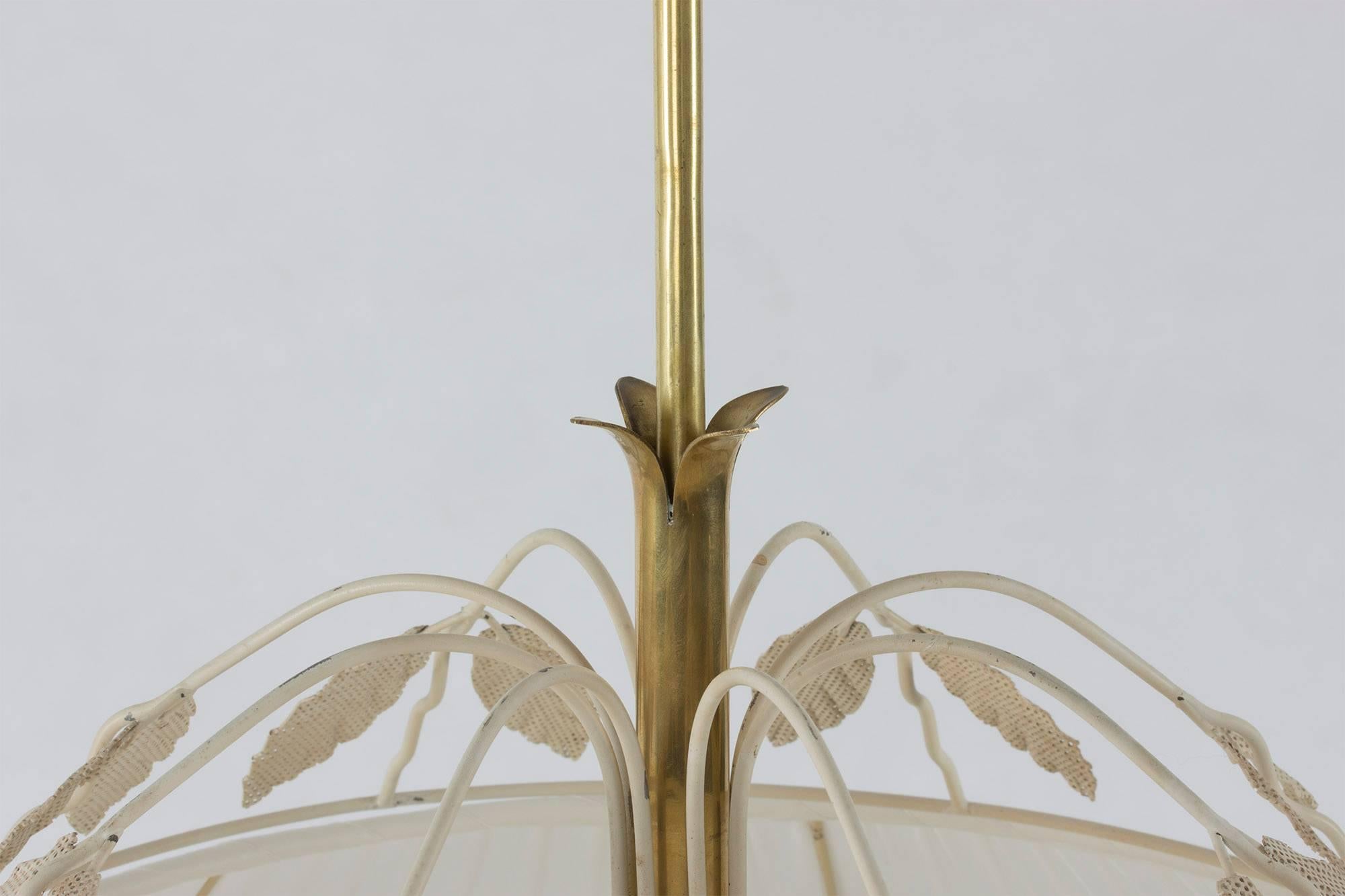 Scandinavian Modern Lacquered Metal Ceiling Lamp by Hans Bergström