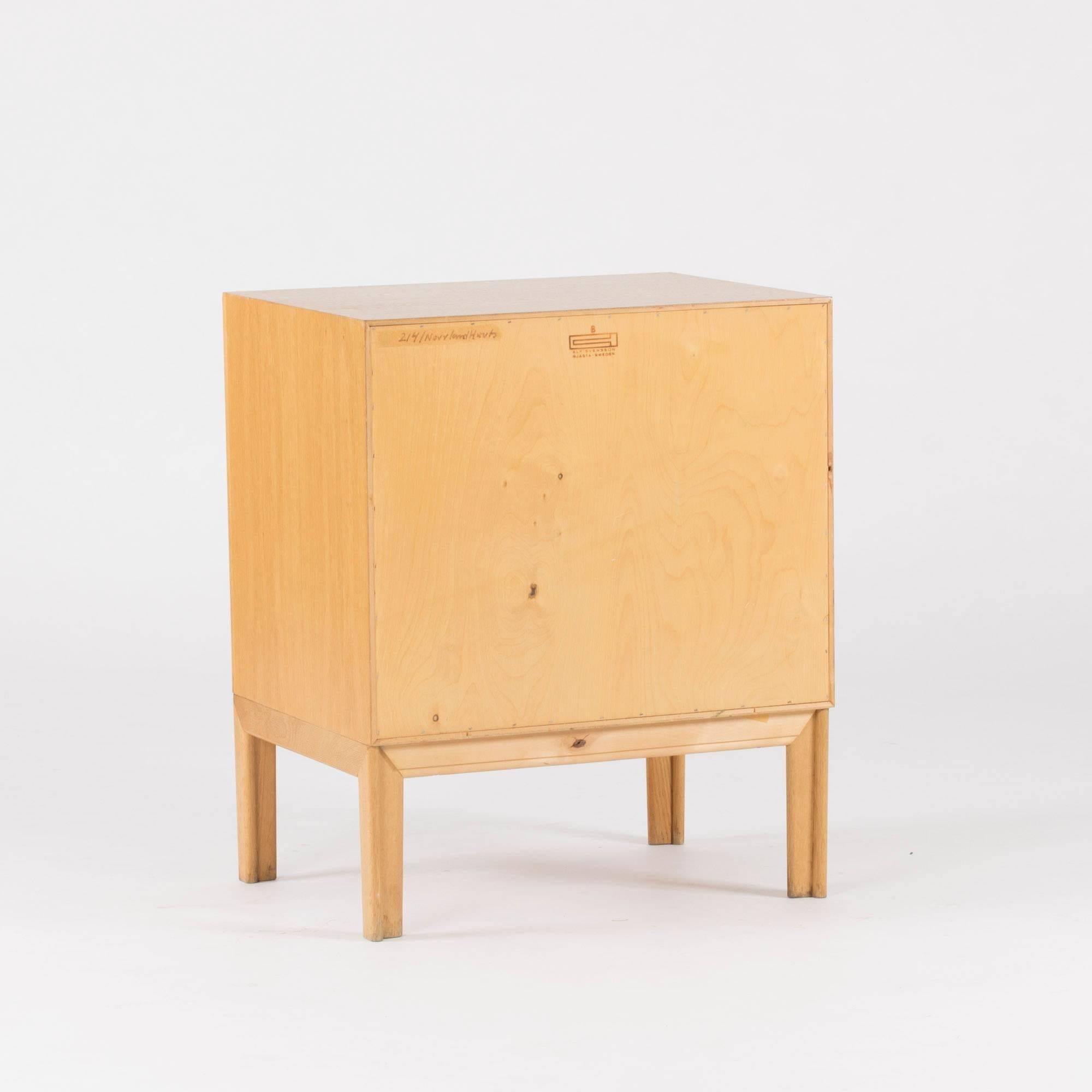 Scandinavian Modern Oak Chest of Drawers by Alf Svensson