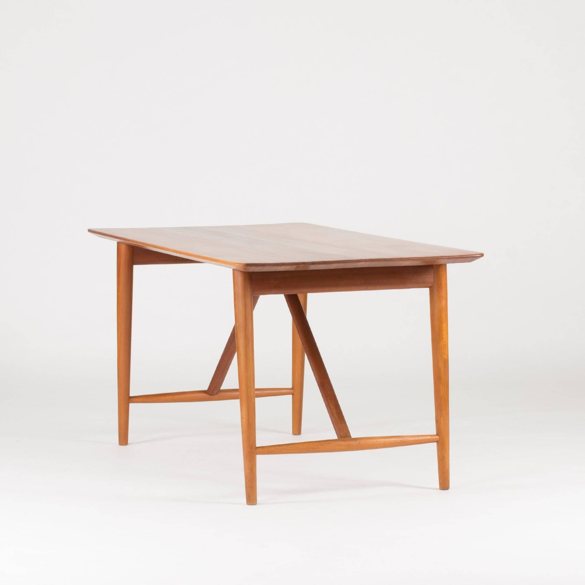 Scandinavian Modern Teak Desk by Peter Hvidt and Orla Møllgaard