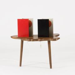 Pair of Table or Pendant "Nippon" Lamps by Simon Henningsen